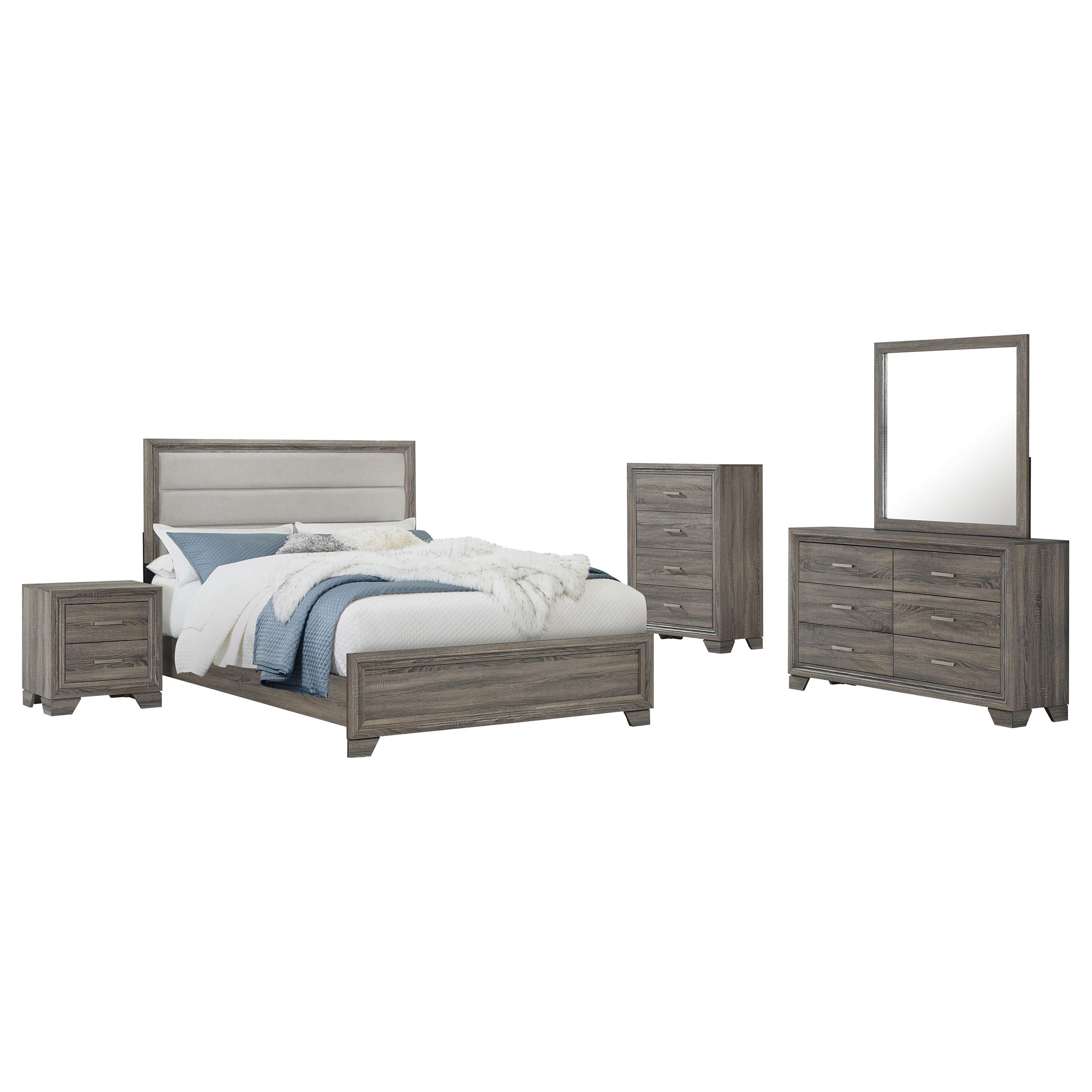 Coaster Wright Transitional Brown Oak Queen Bed Model 223341Q-S5