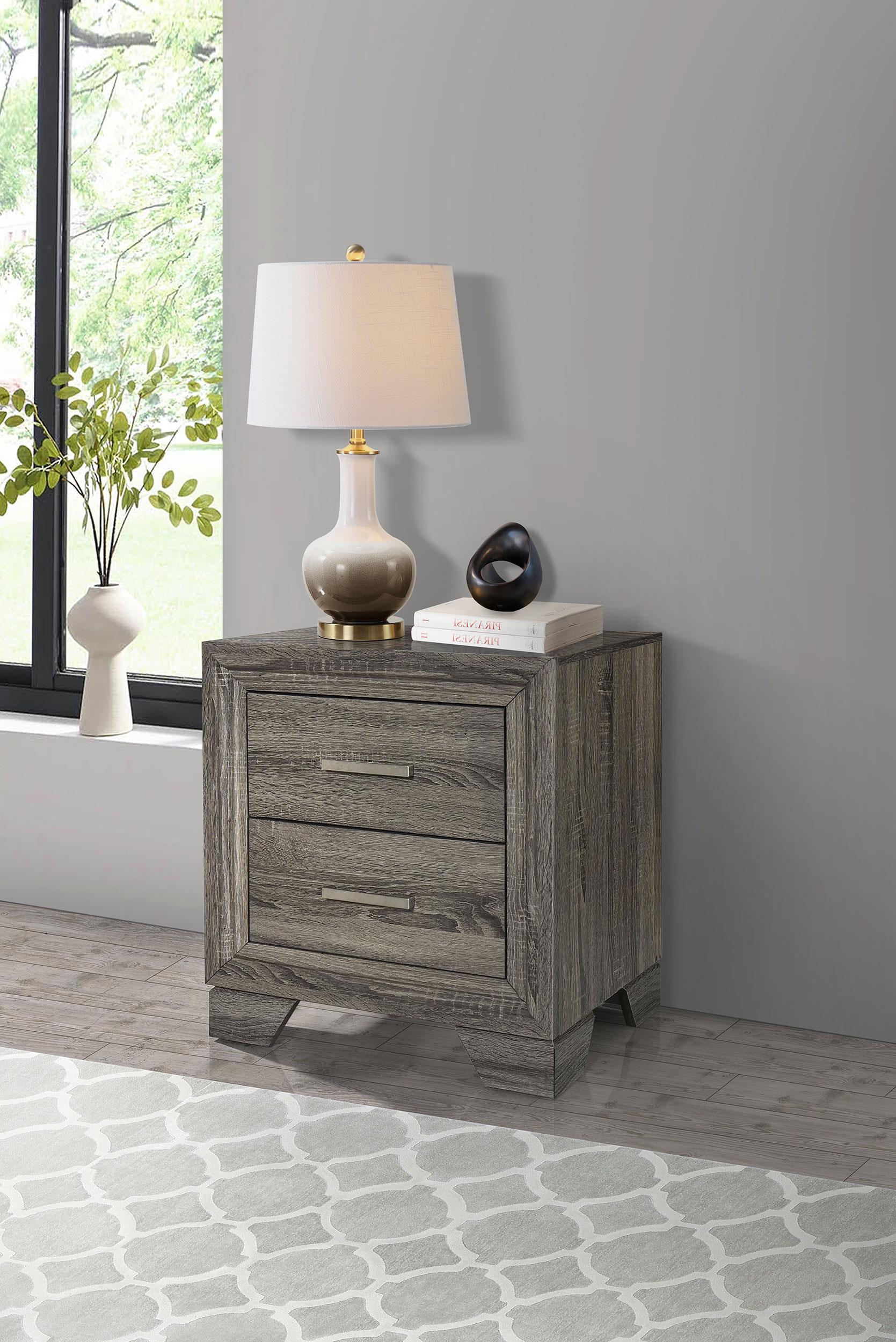 Coaster Wright Transitional Brown Oak Nightstand Model 223342