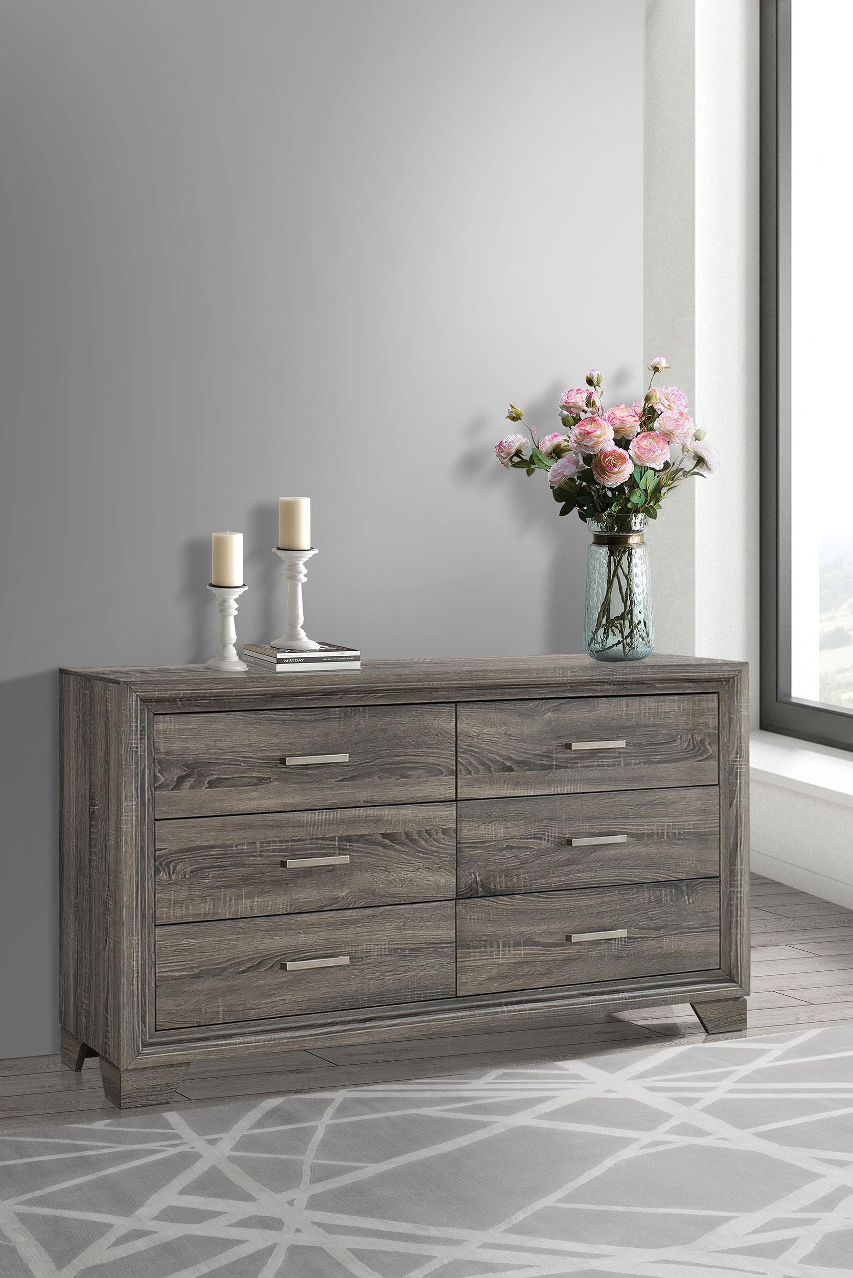 Coaster Wright Transitional Brown Oak Dresser Model 223343