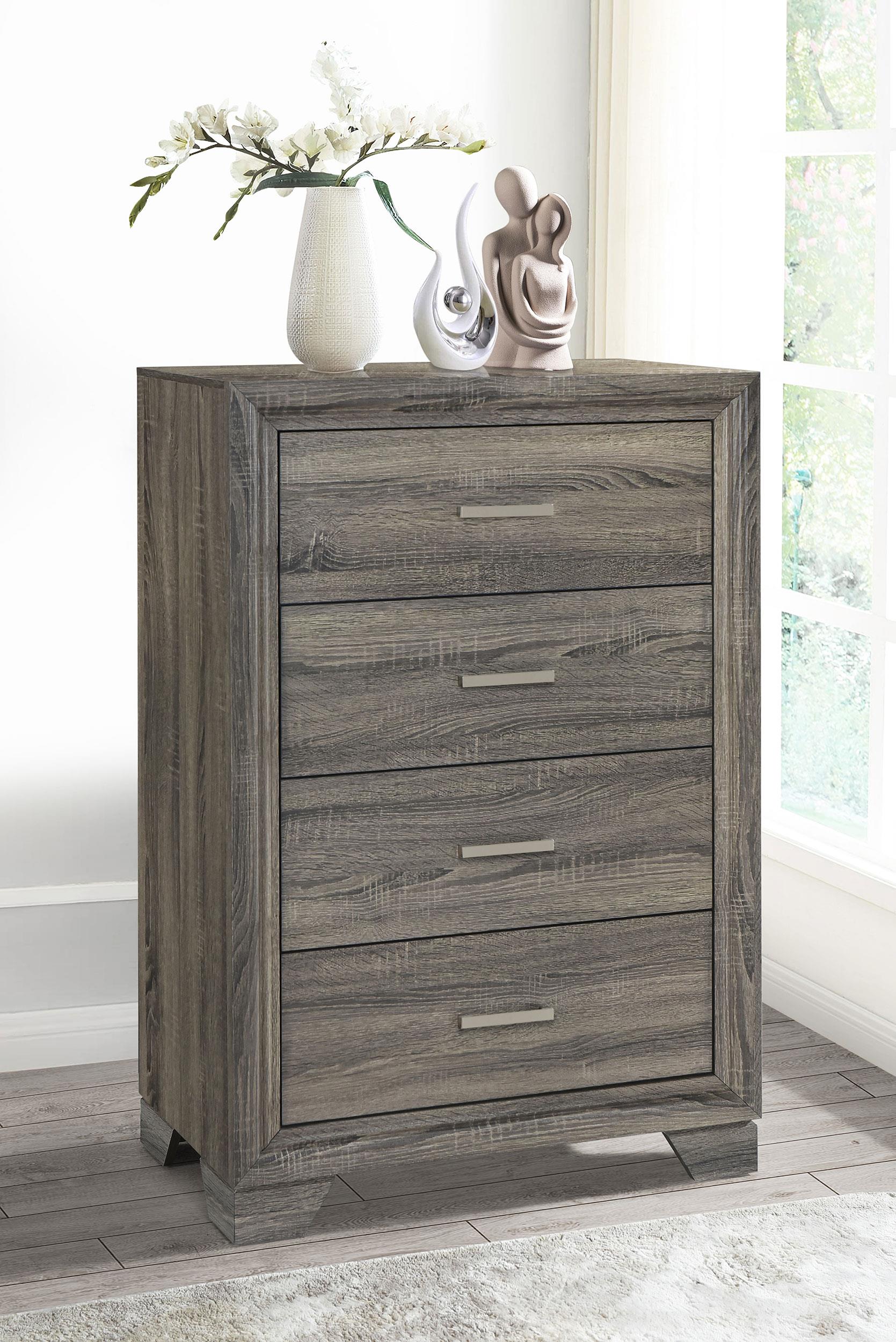 Coaster Wright Transitional Brown Oak Chest Model 223345