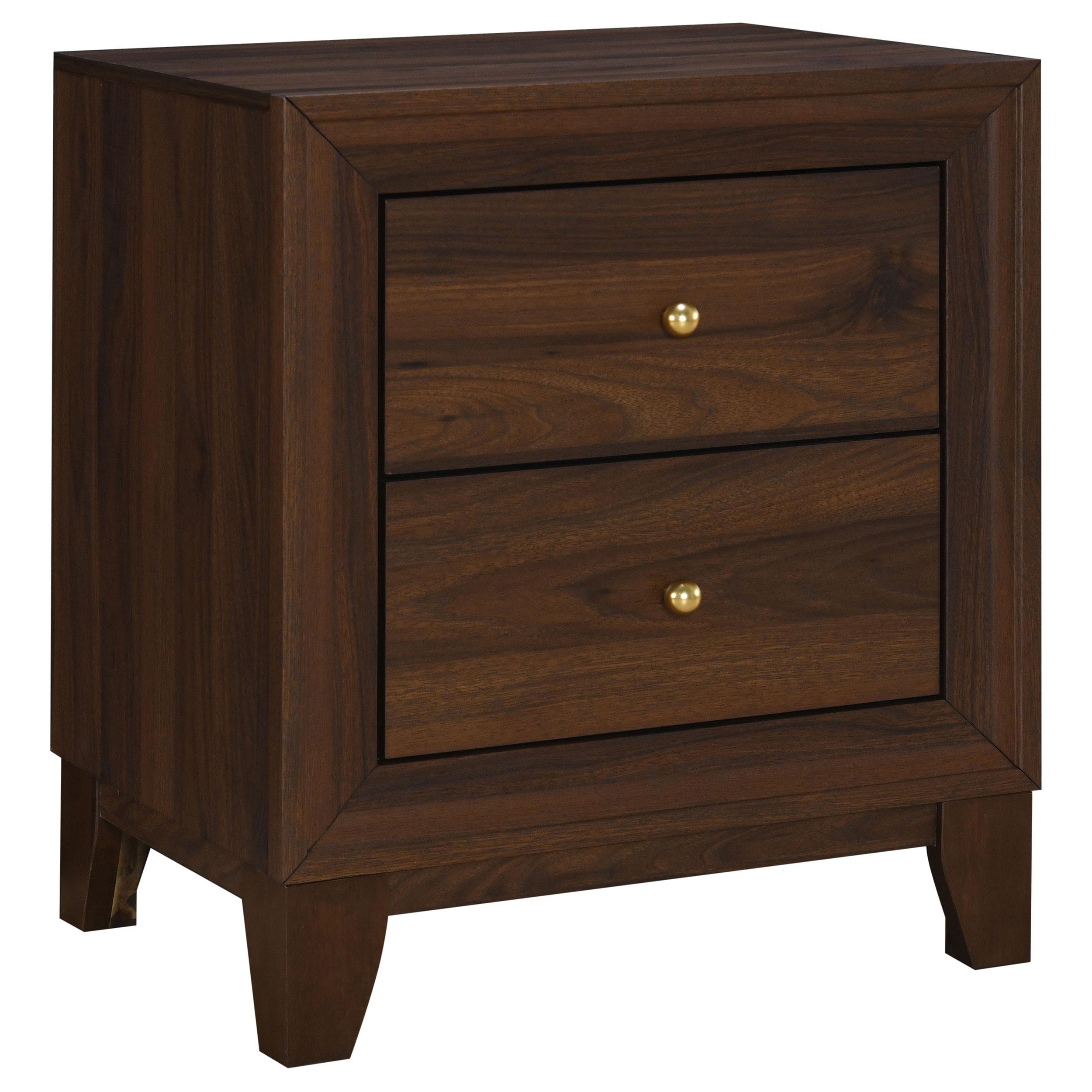 Coaster Welsley Transitional Walnut Nightstand Model 223442
