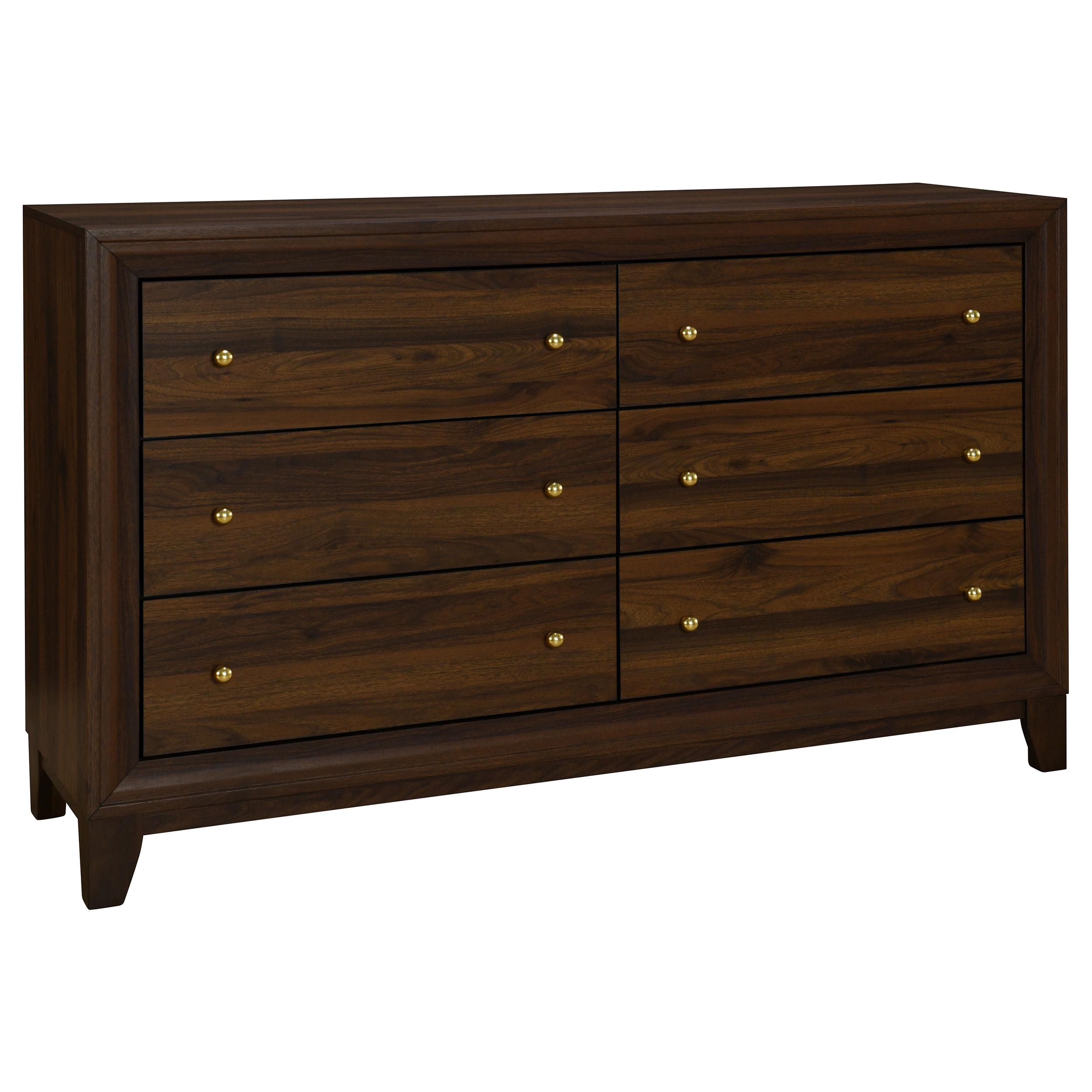 Coaster Welsley Transitional Walnut Dresser Model 223443
