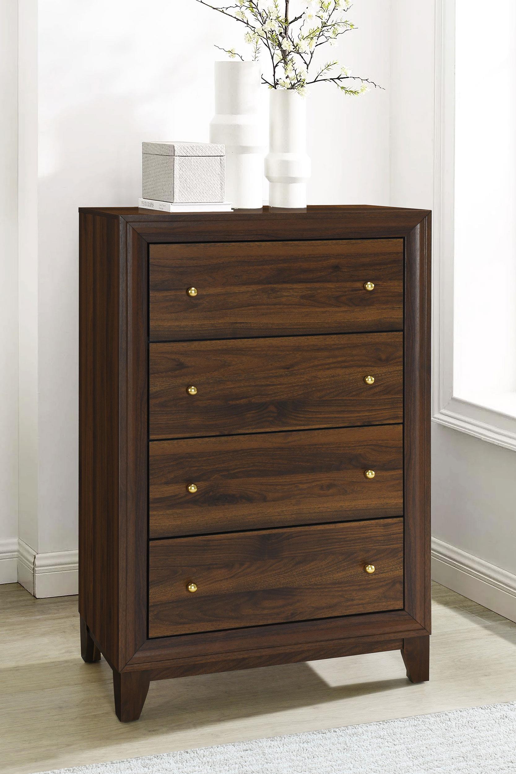 Coaster Welsley Transitional Walnut Chest Model 223445