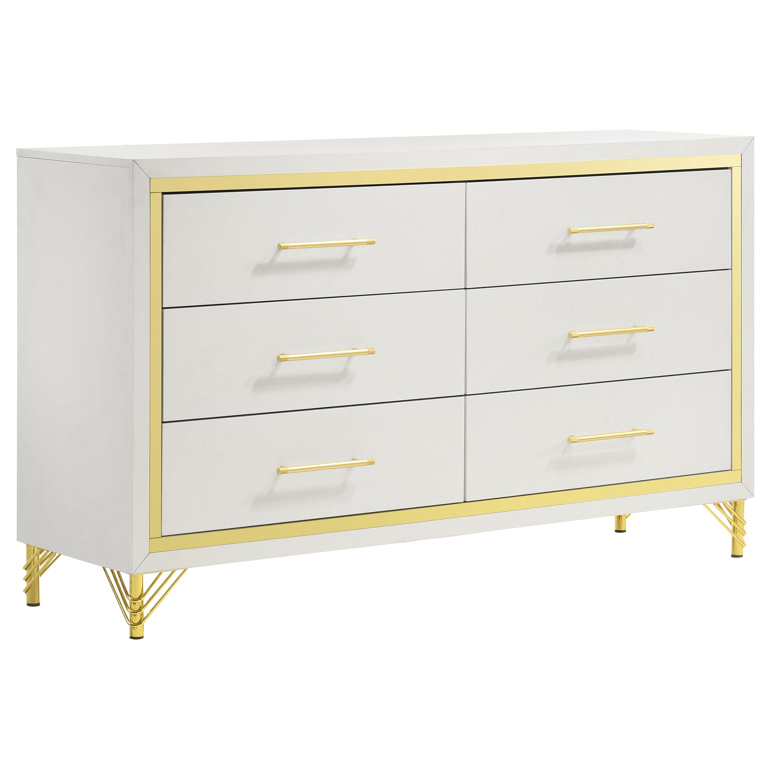 Coaster Lucia Modern Classics White Dresser Model 224733