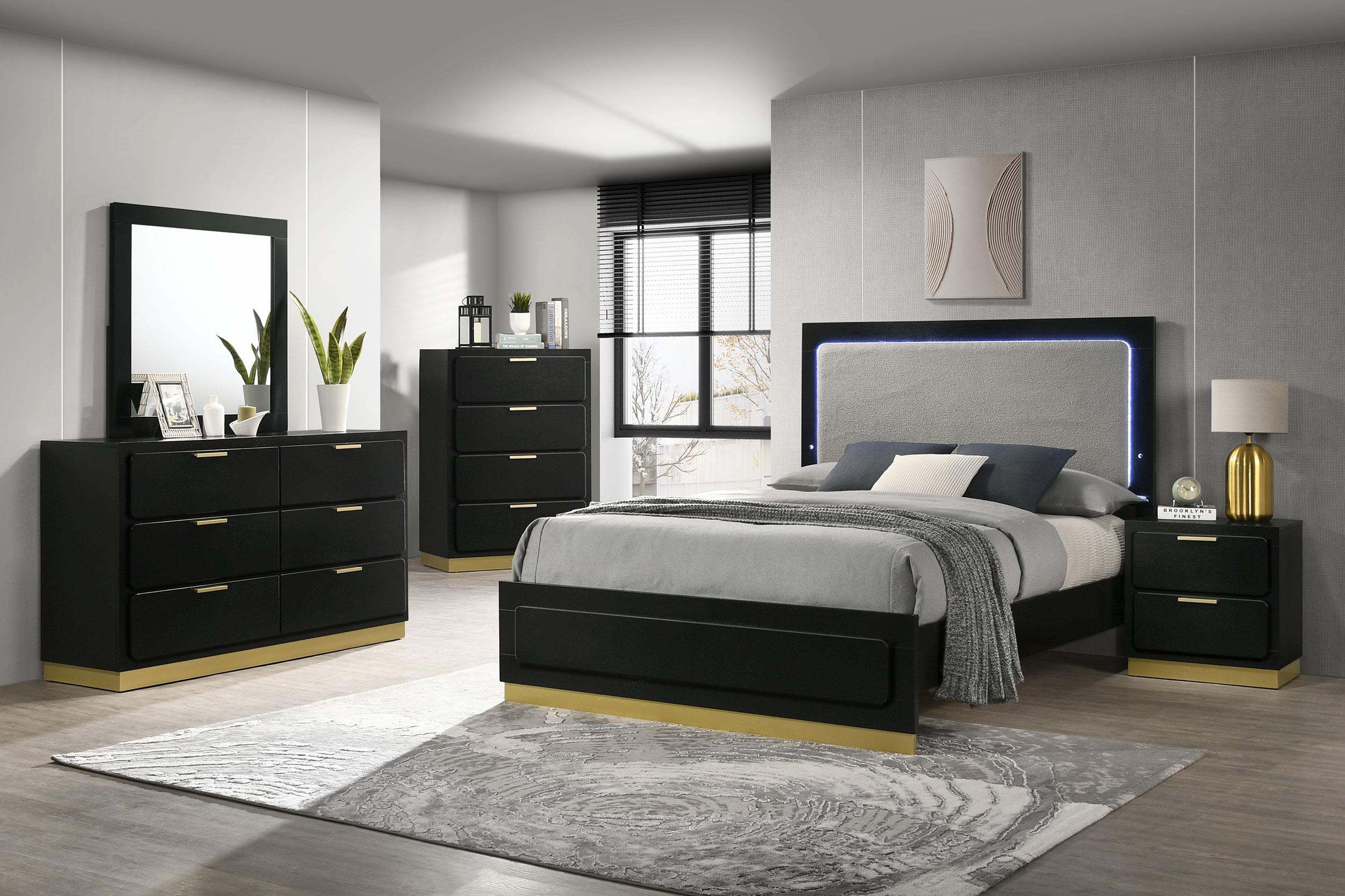 Coaster Caraway Contemporary Eastern King Bed Model 224781Ke-S5