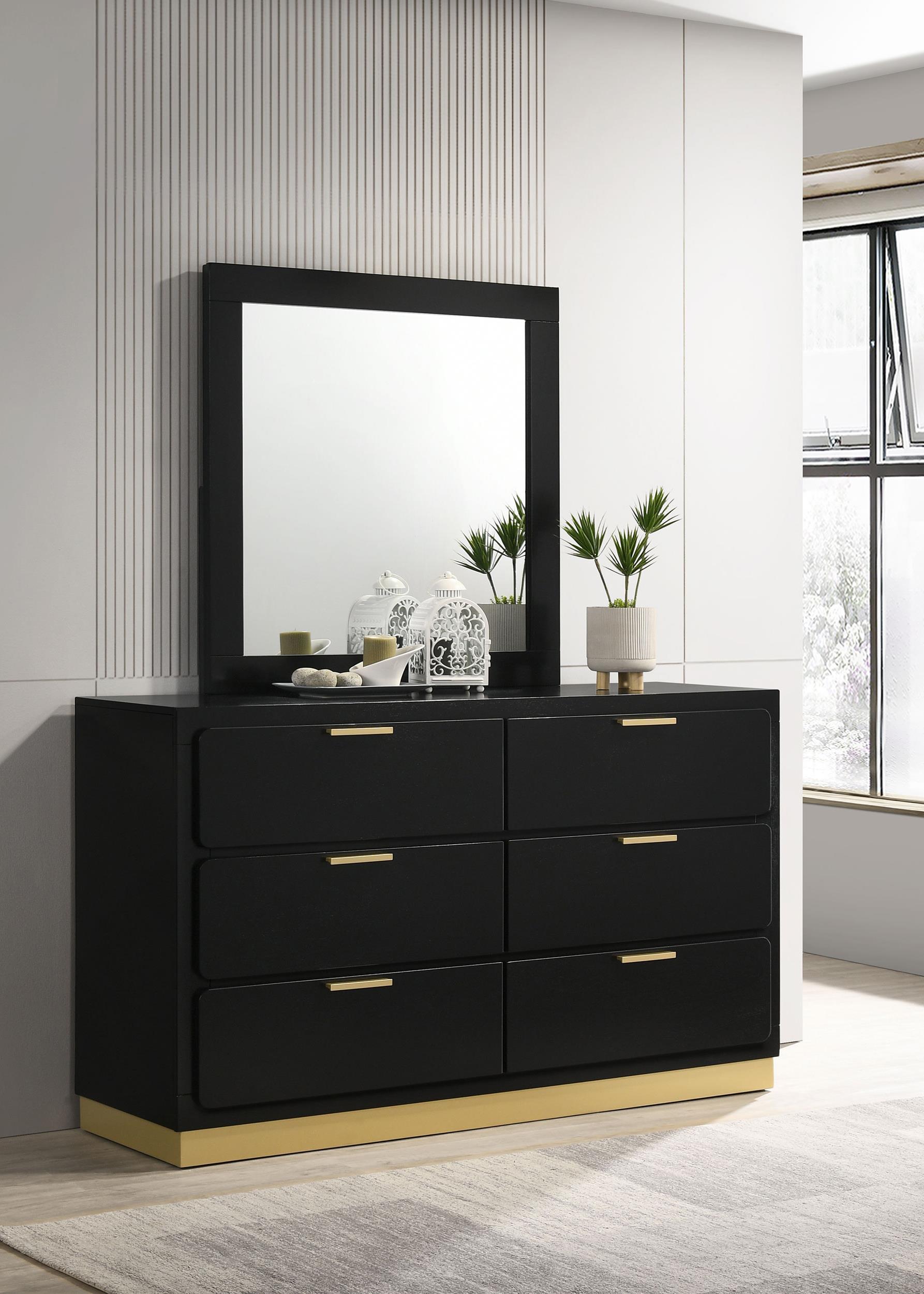 Coaster Caraway Contemporary Dresser With Mirror Model 224783M