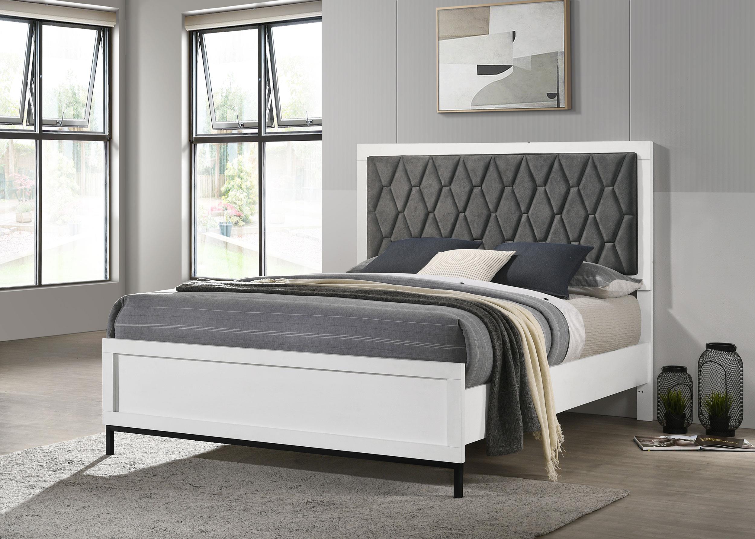 Coaster Sonora Contemporary White Queen Bed Model 224861Q