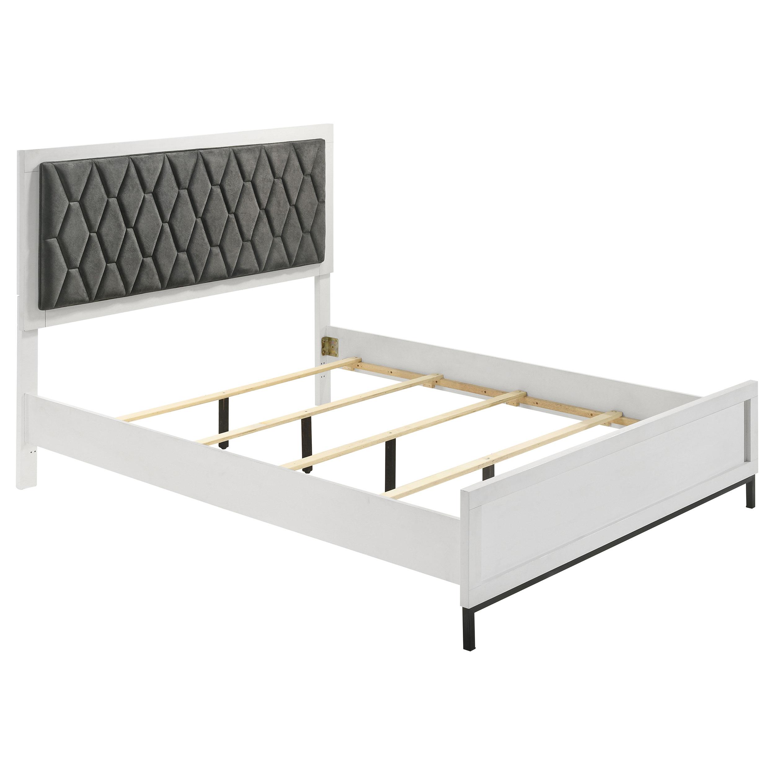 Coaster Sonora Contemporary White Queen Bed Model 224861Q