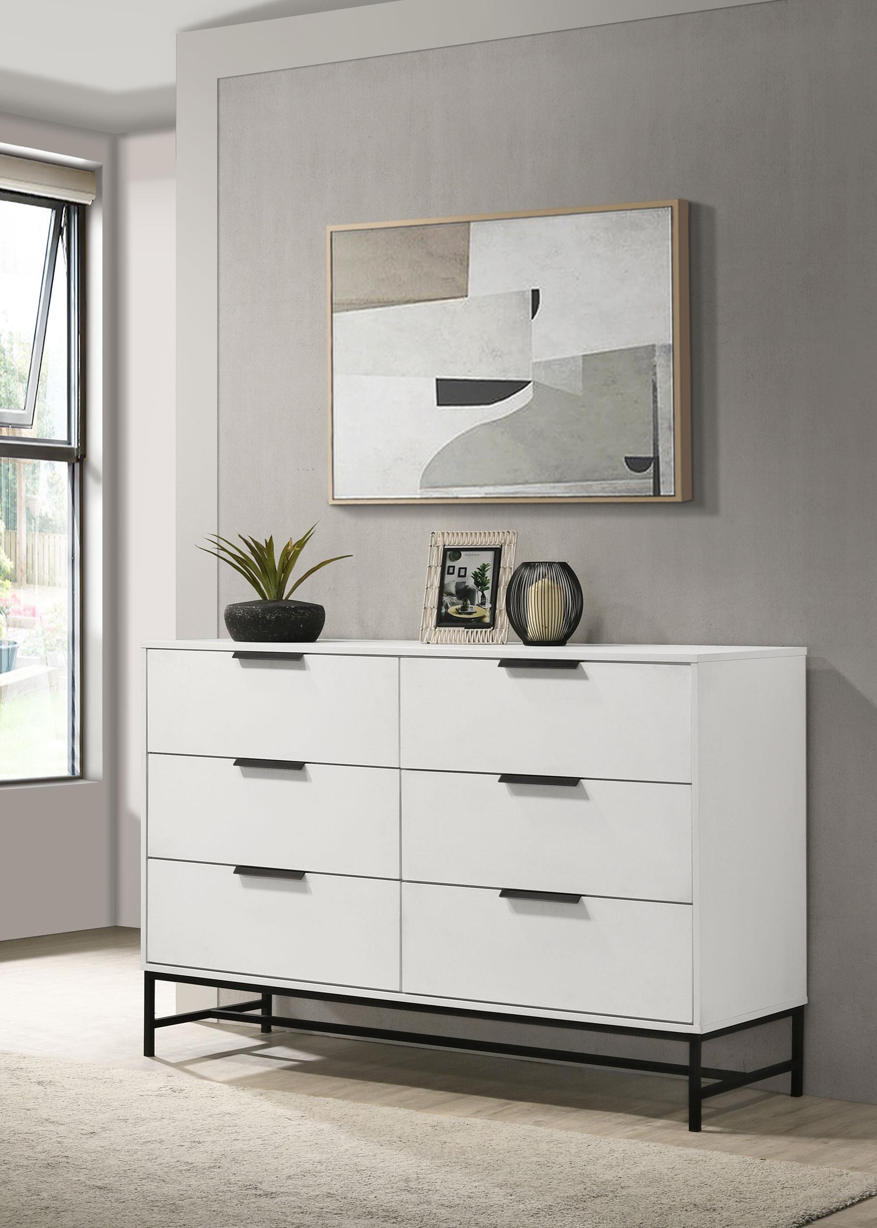 Coaster Sonora Contemporary White Dresser Model 224863
