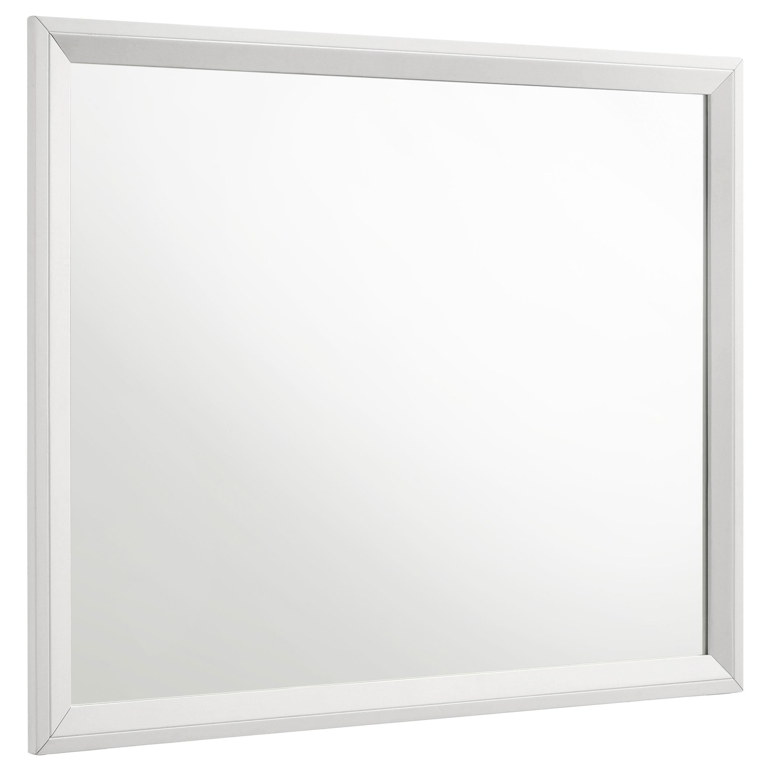 Coaster Sonora Contemporary White Dresser Mirror Model 224864