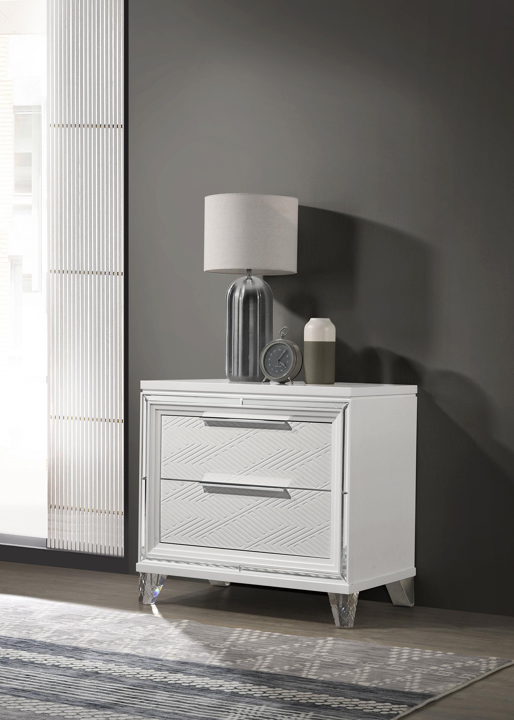 Coaster Marmore Contemporary Nightstand Model 224962