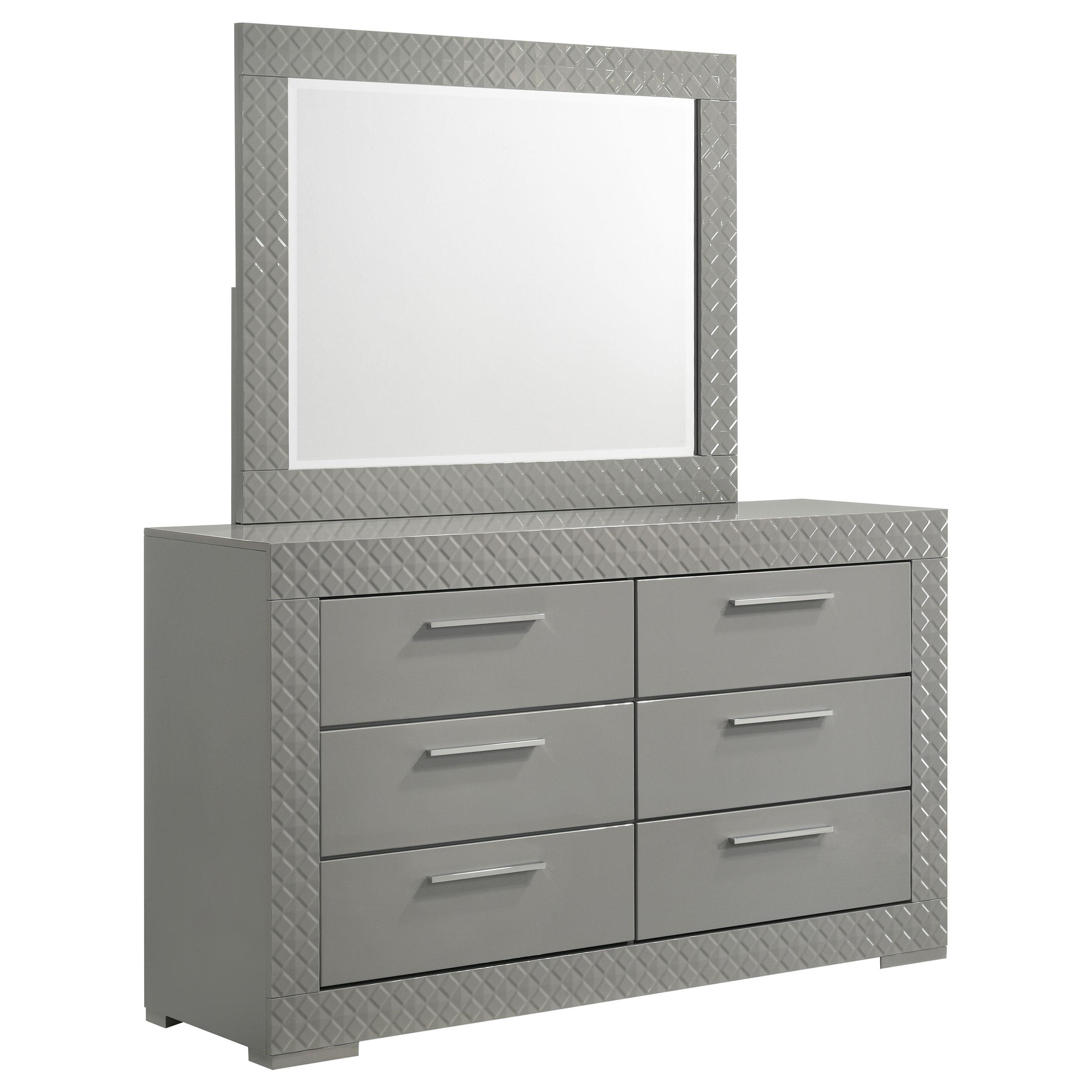 Coaster Ives Contemporary Dresser With Mirror Model 224973M