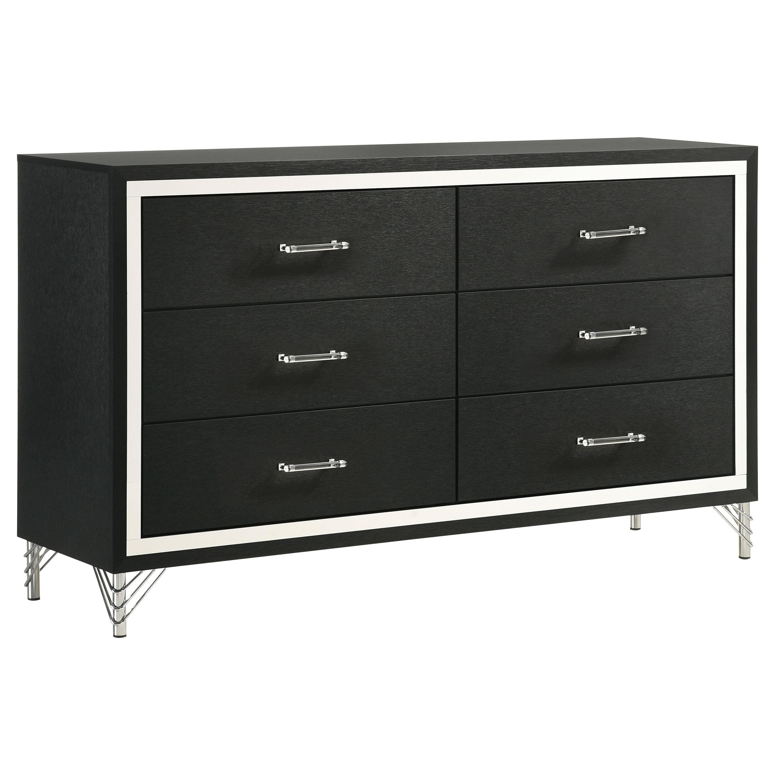 Coaster Lucia Modern Classics Black Dresser Model 224993