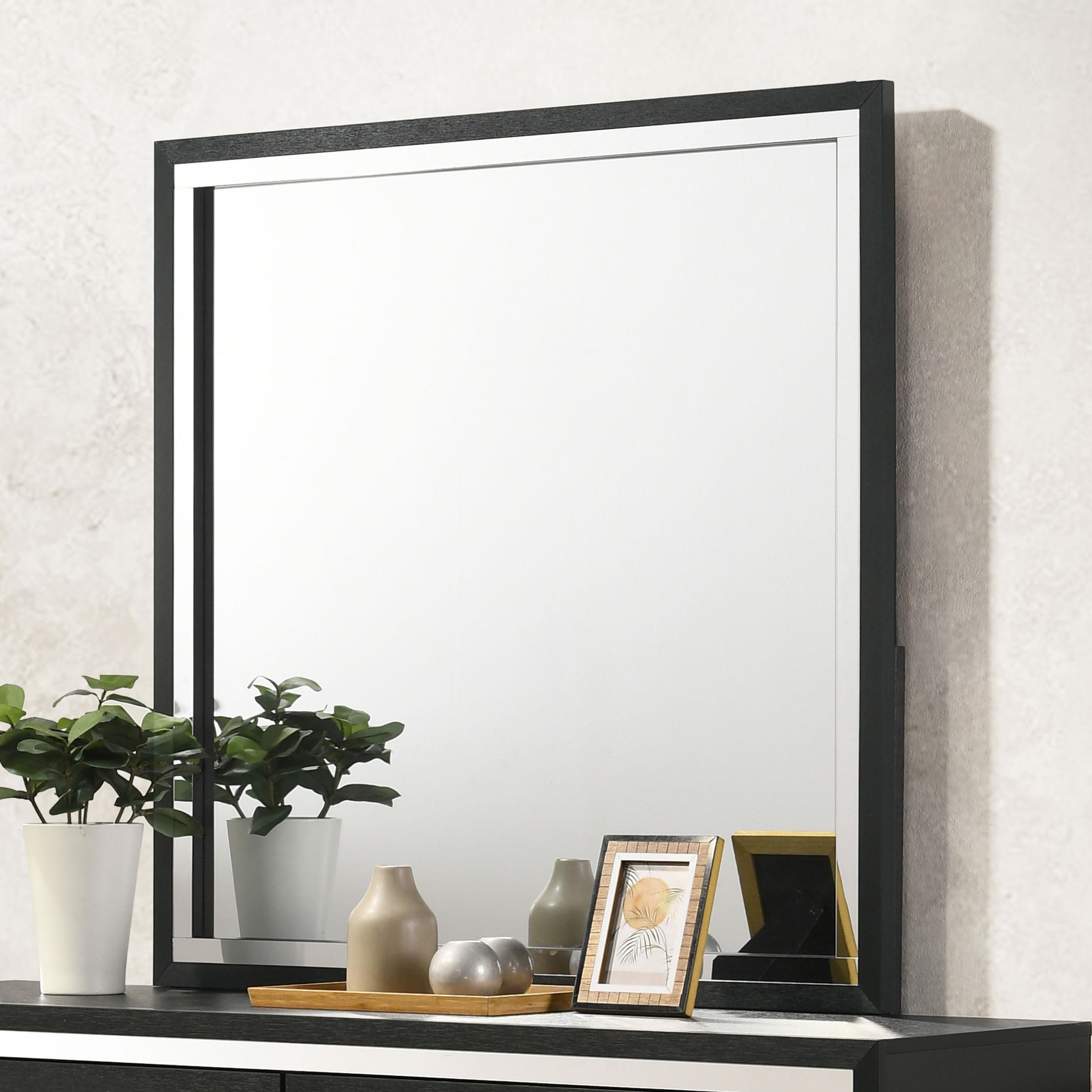 Coaster Lucia Modern Classics Black Dresser Mirror Model 224994
