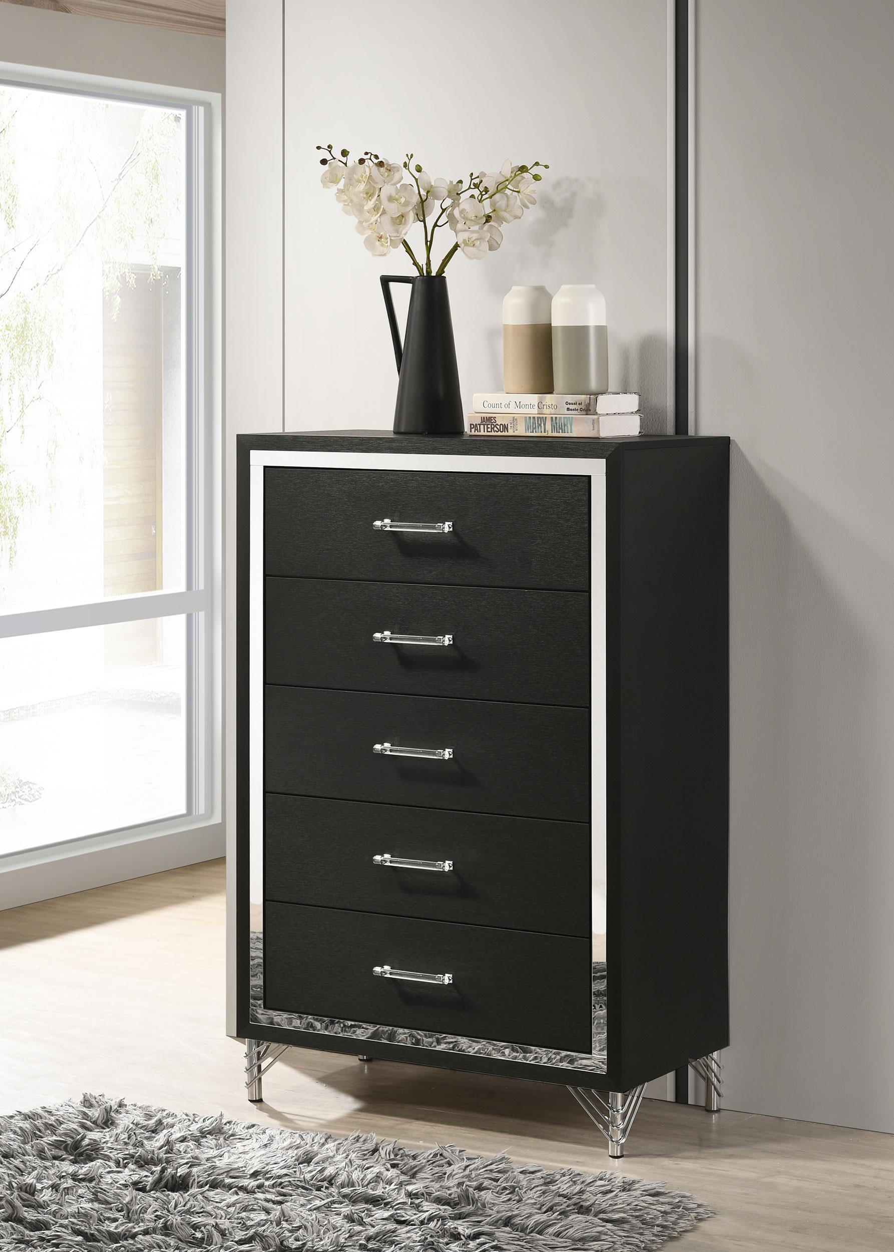 Coaster Lucia Modern Classics Black Chest Model 224995