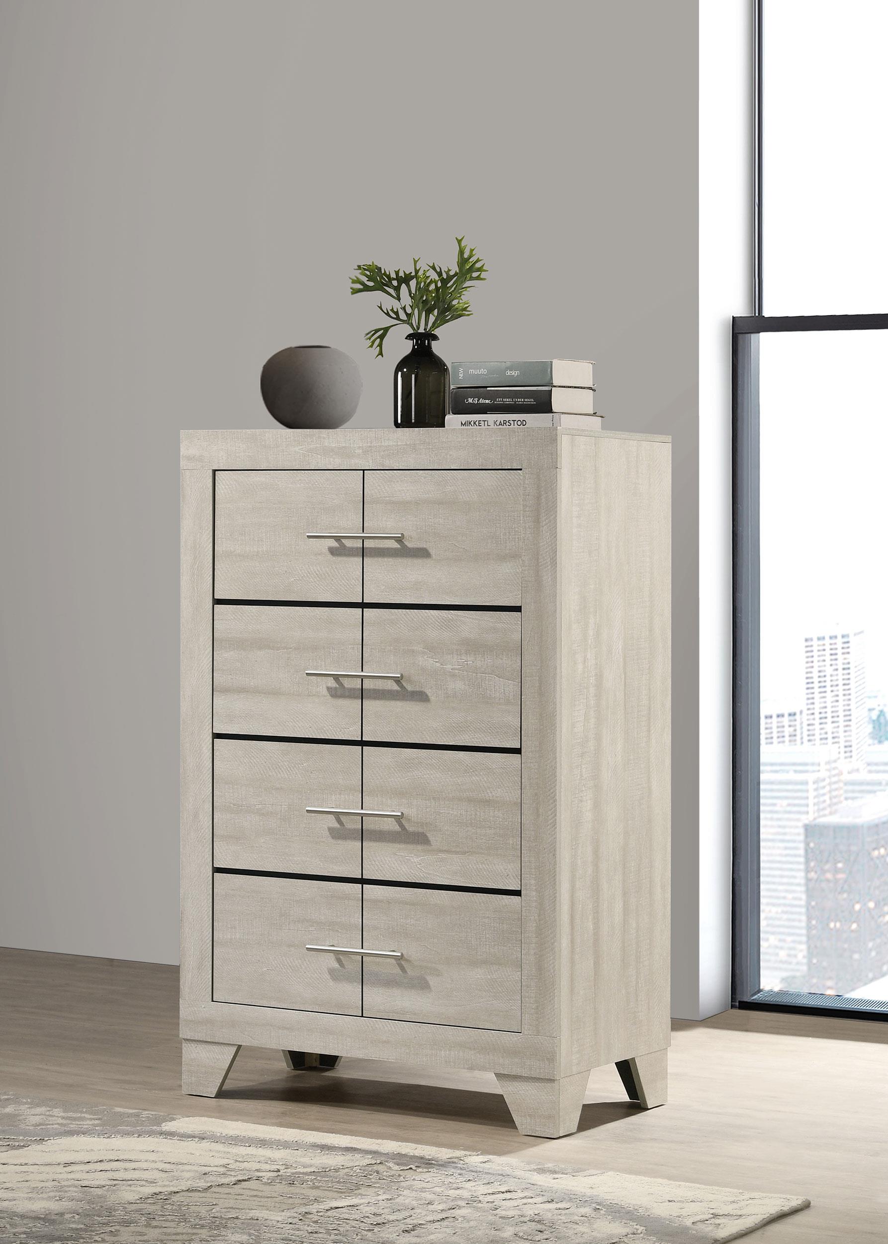 Coaster Trenton Contemporary Rustic Cream Chest Model 225065