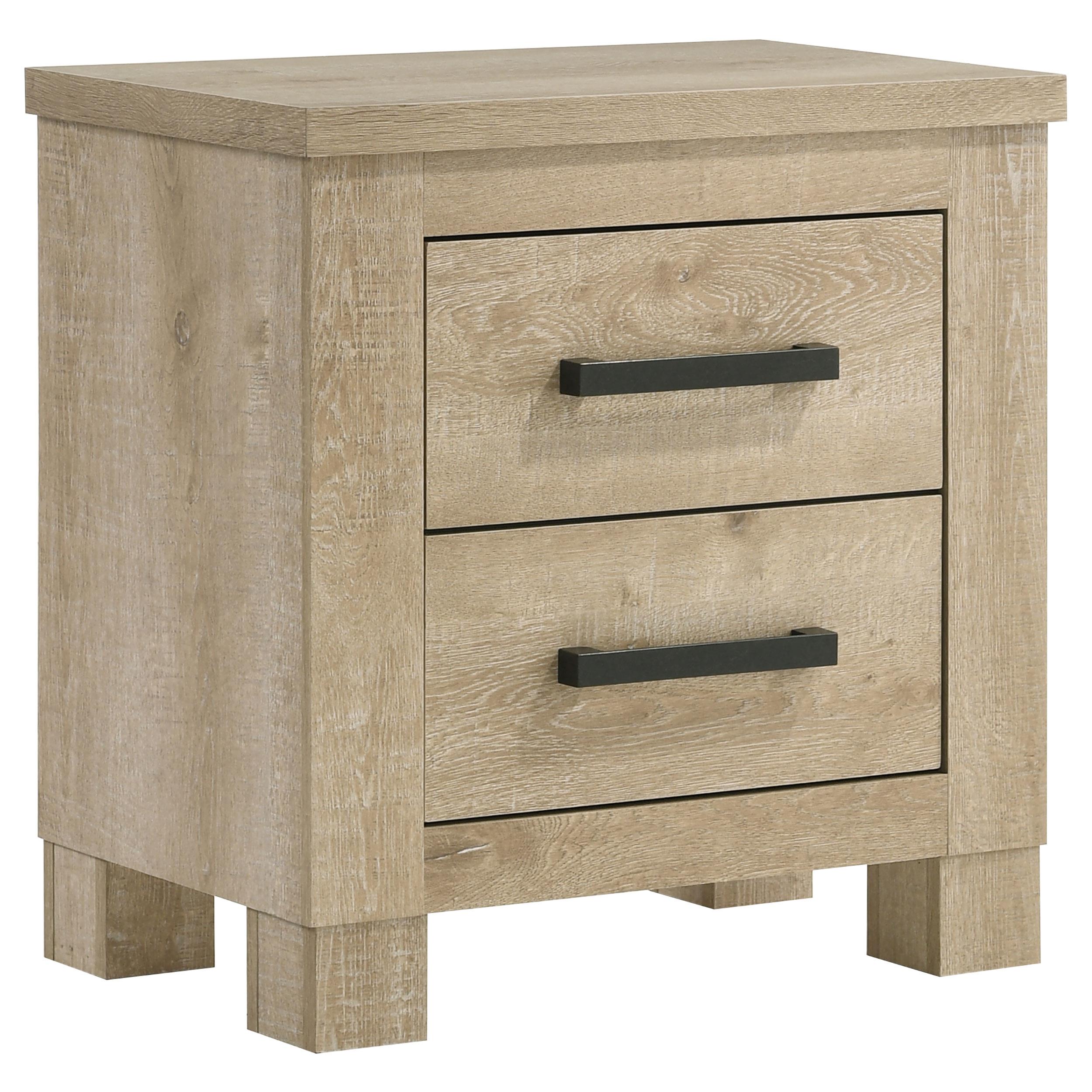 Coaster Oakglen Rustic Weathered Oak Nightstand Model 225102