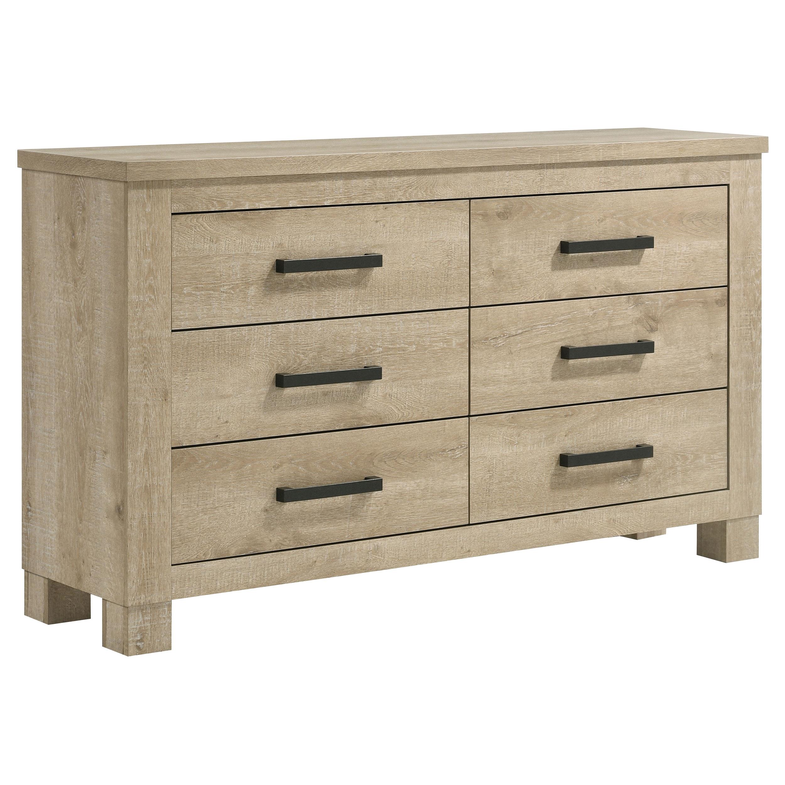 Coaster Oakglen Rustic Weathered Oak Dresser Model 225103