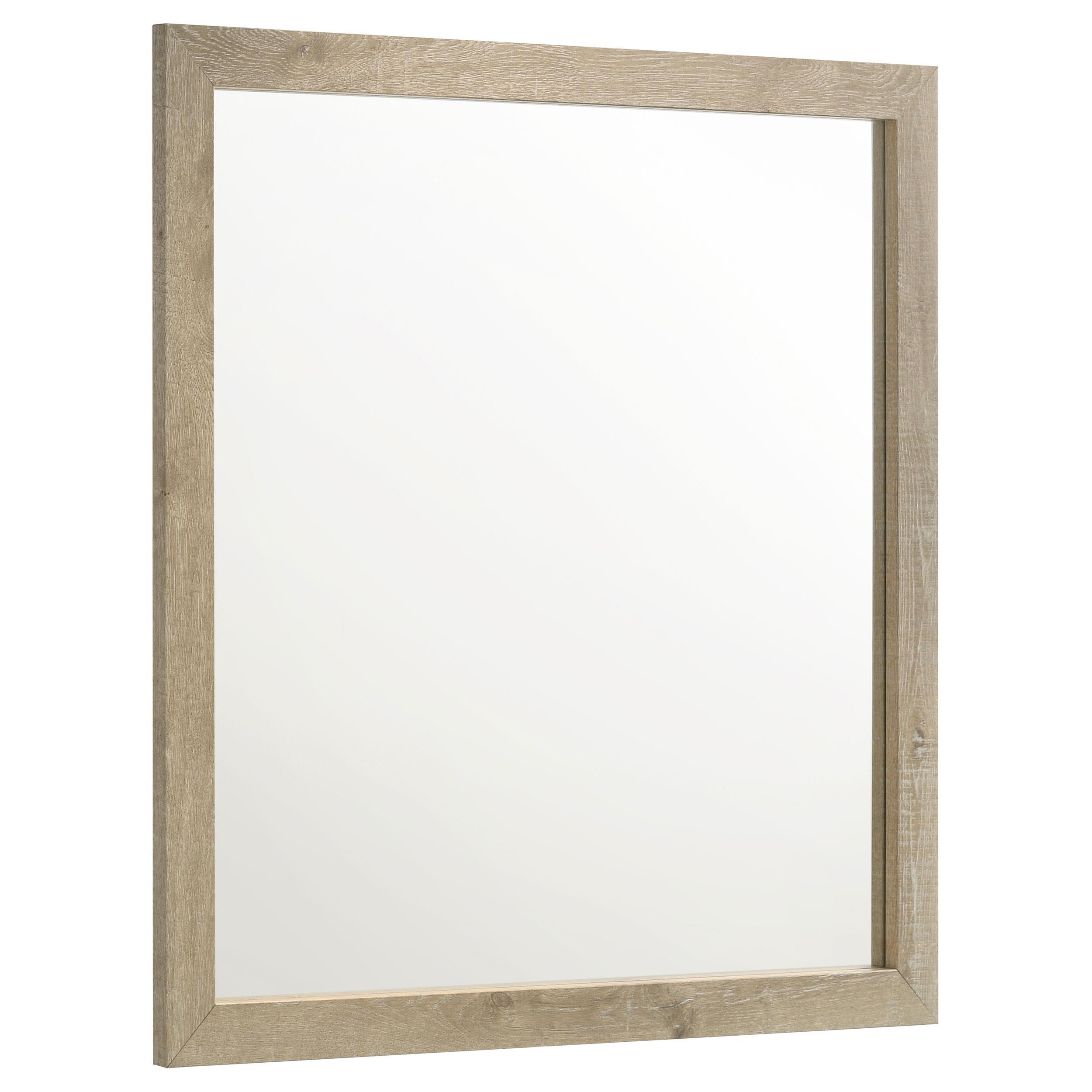 Coaster Oakglen Rustic Weathered Oak Dresser Mirror Model 225104
