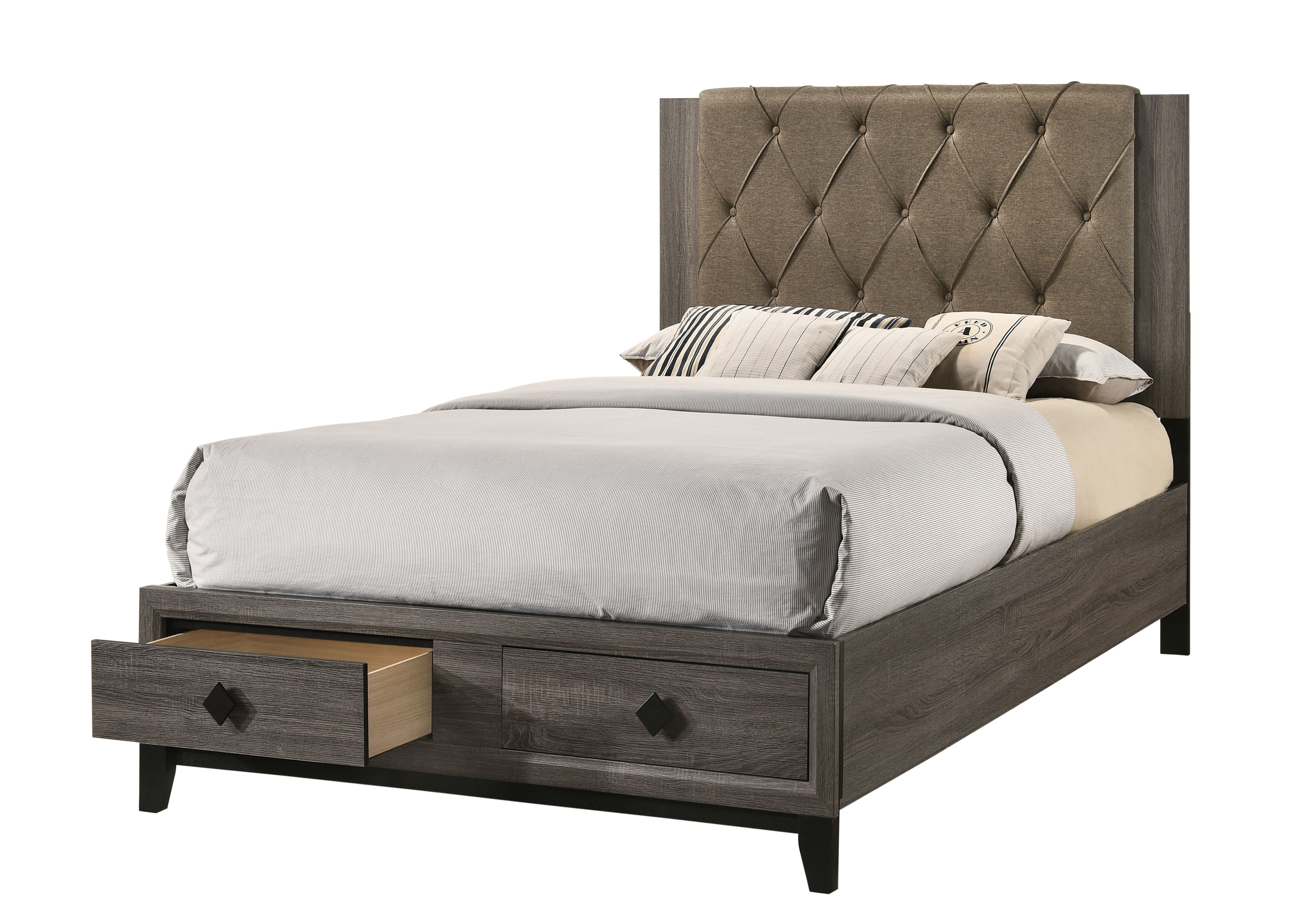 Acme Avantika EK Bed with Storage Model 27667EK