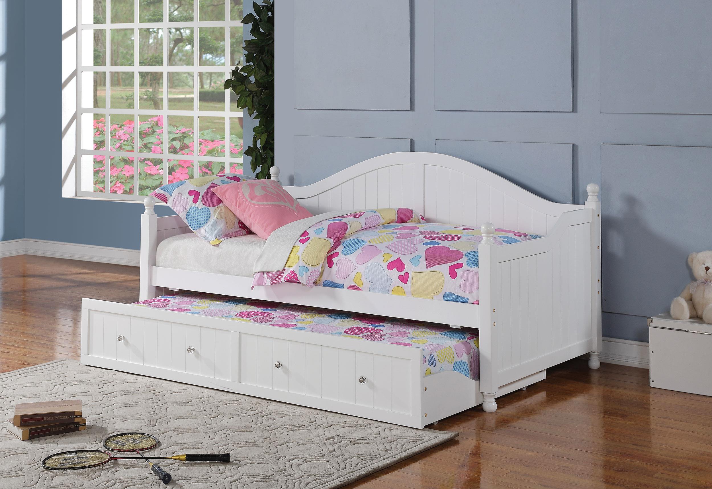 Coaster Julie Ann Transitional Twin Daybed With Trundle Model 300053