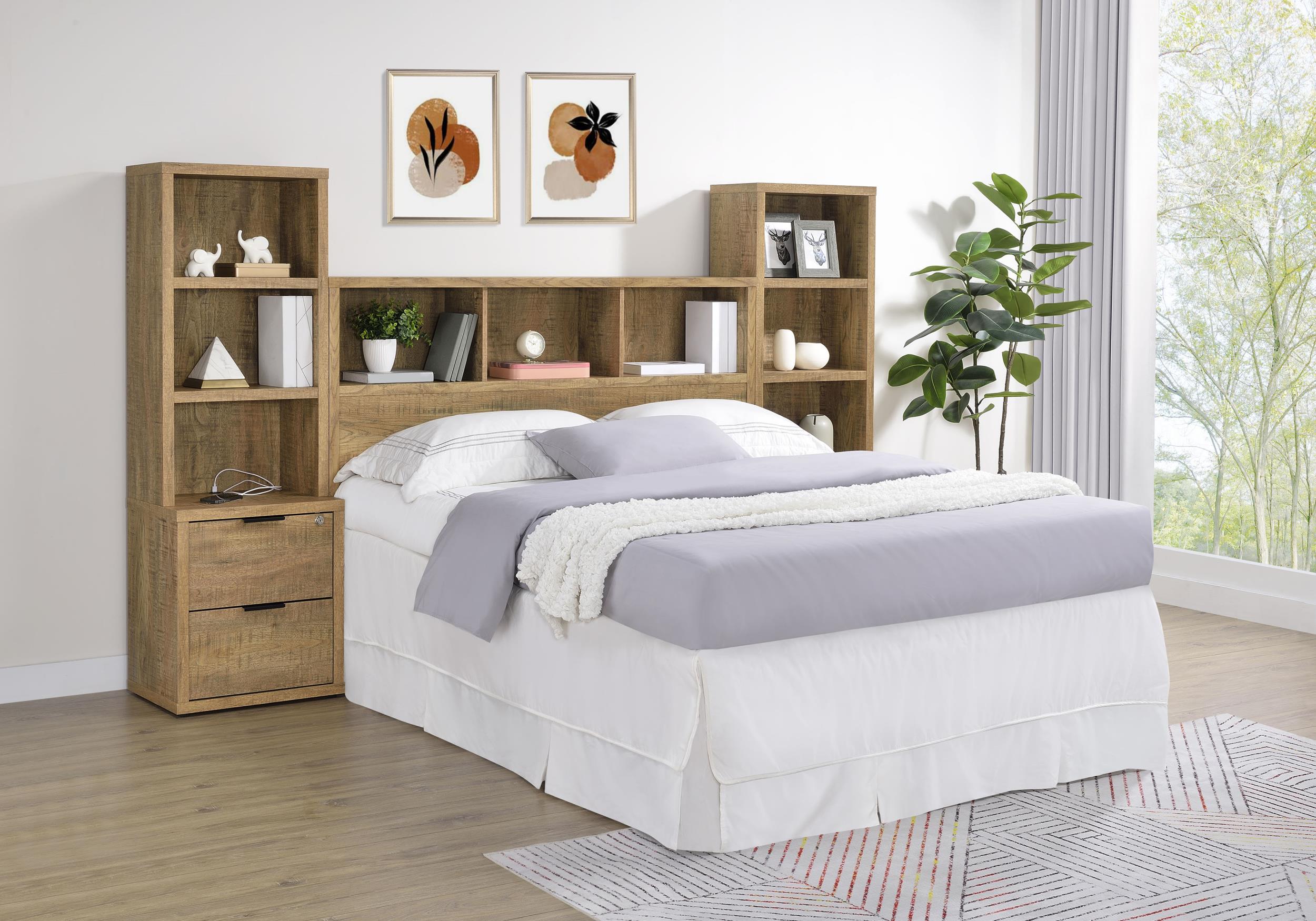Coaster Westpark Contemporary Mango Queen Headboard Model 315901Q-Set