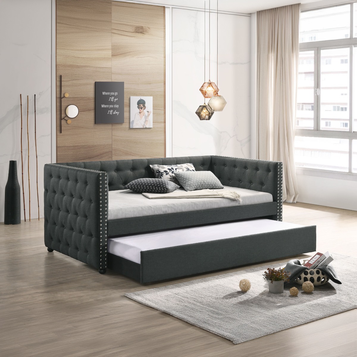 Acme Romona Daybed with Trundle (Twin) Model 39450