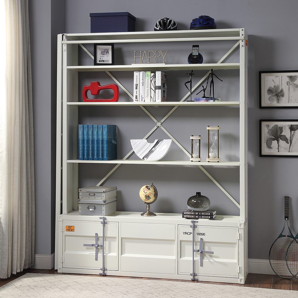Acme Cargo Bookcase with Ladder Model 39882