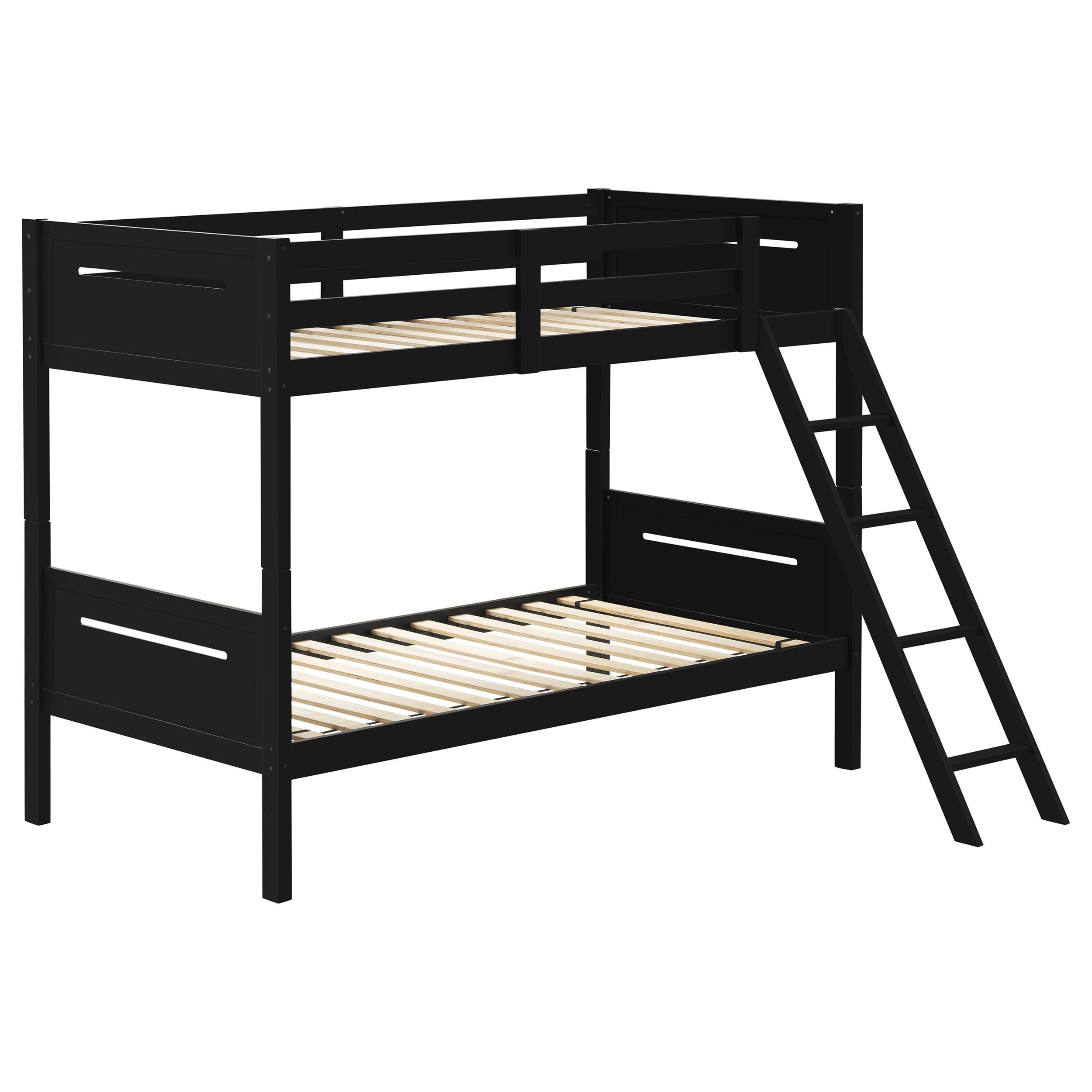 Coaster Littleton Transitional Twin / Twin Bunk Bed Model 405051Blk