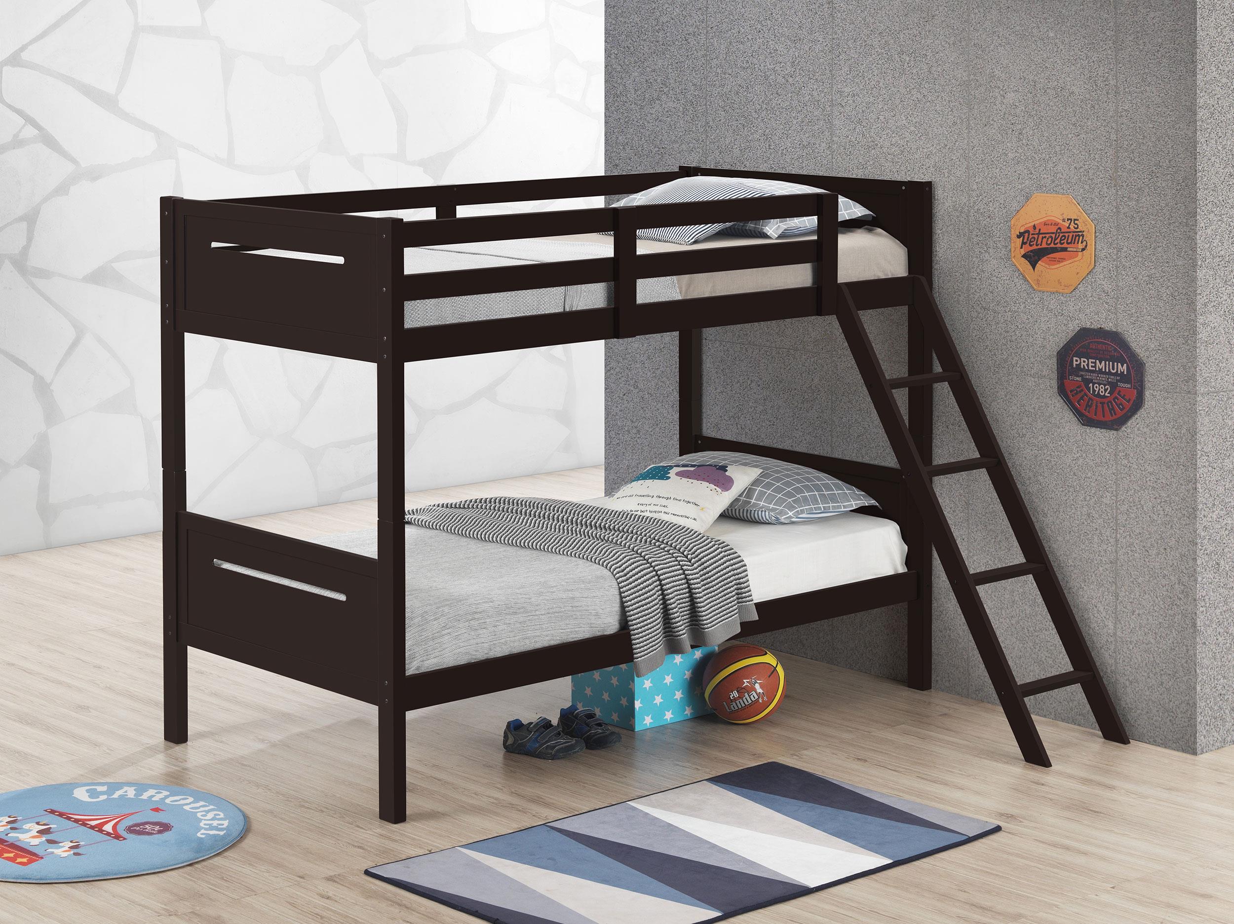 Coaster Littleton Transitional Twin / Twin Bunk Bed Model 405051Brn