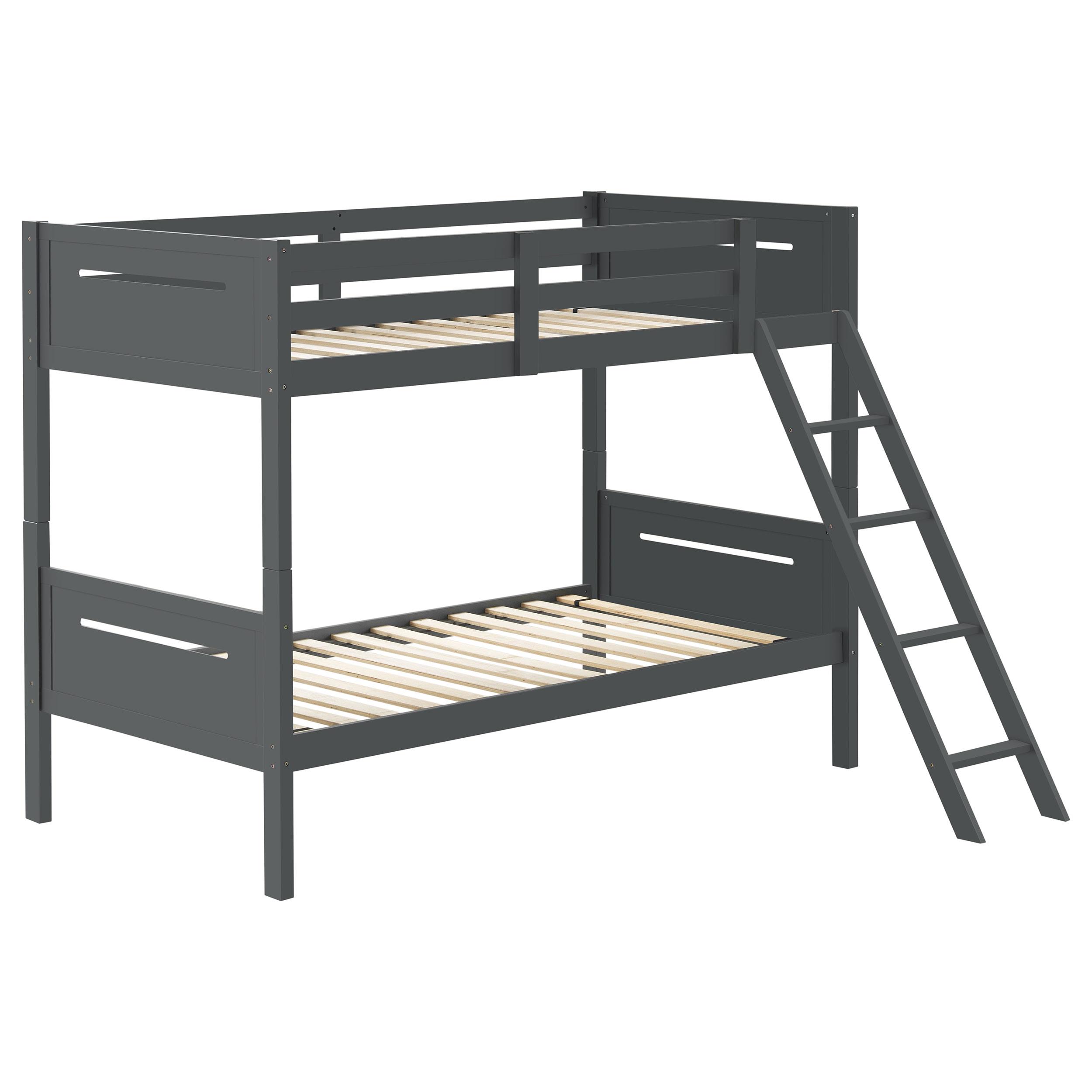Coaster Littleton Transitional Twin / Twin Bunk Bed Model 405051Gry