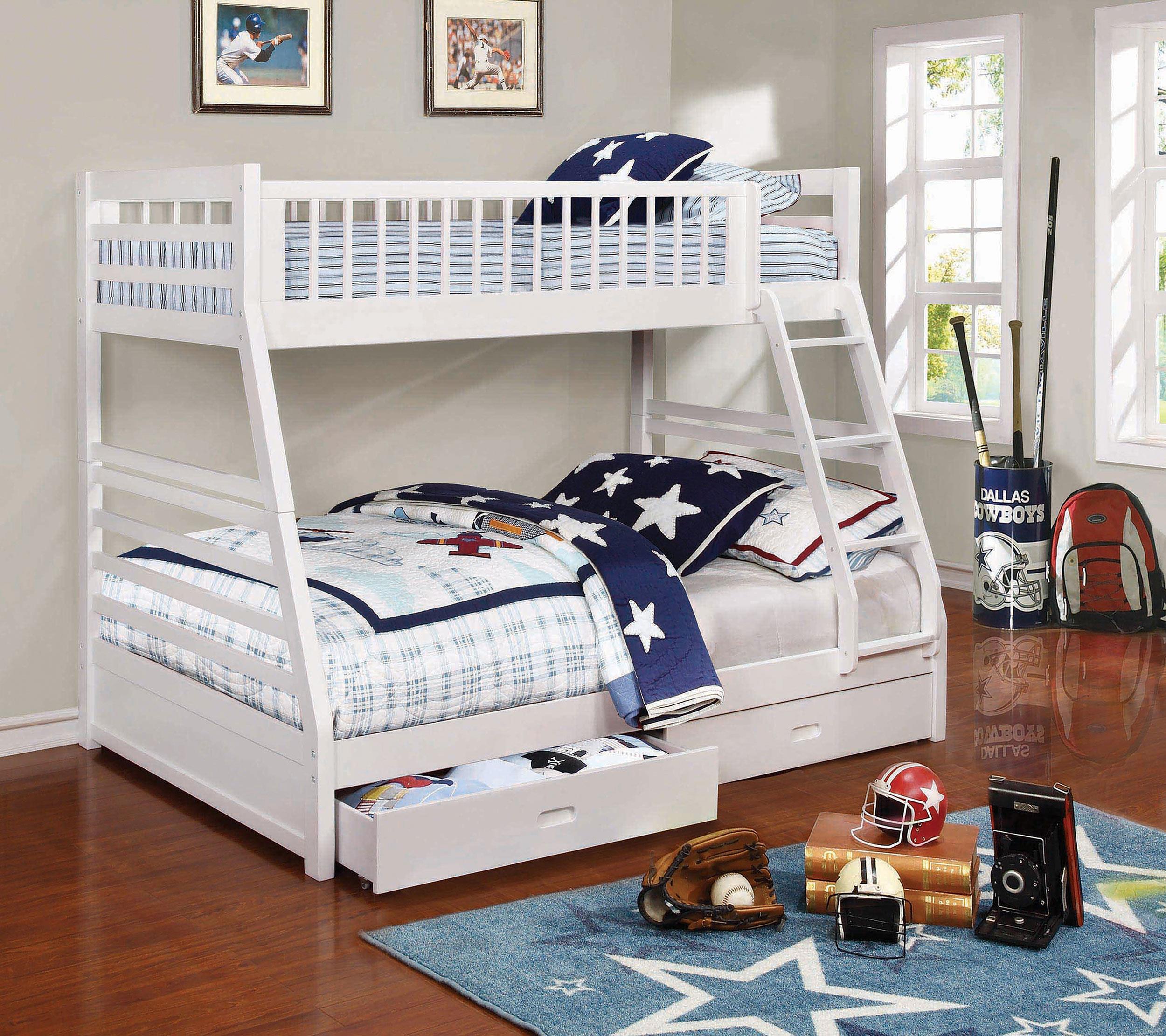 Coaster Ashton Transitional Twin / Full Bunk Bed Model 460180