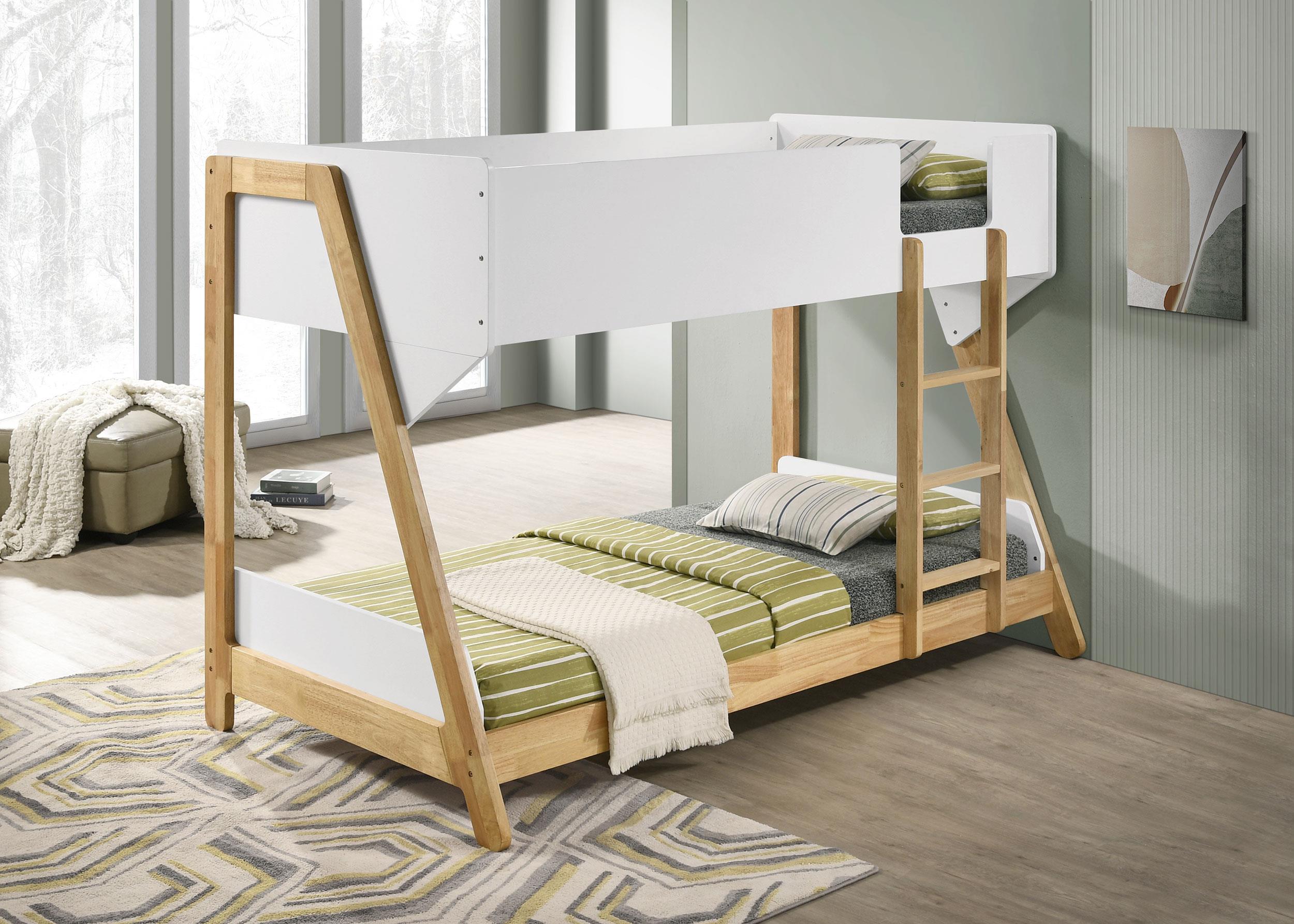 Coaster Wyatt Coastal Twin Twin Bunk Bed Model 460510
