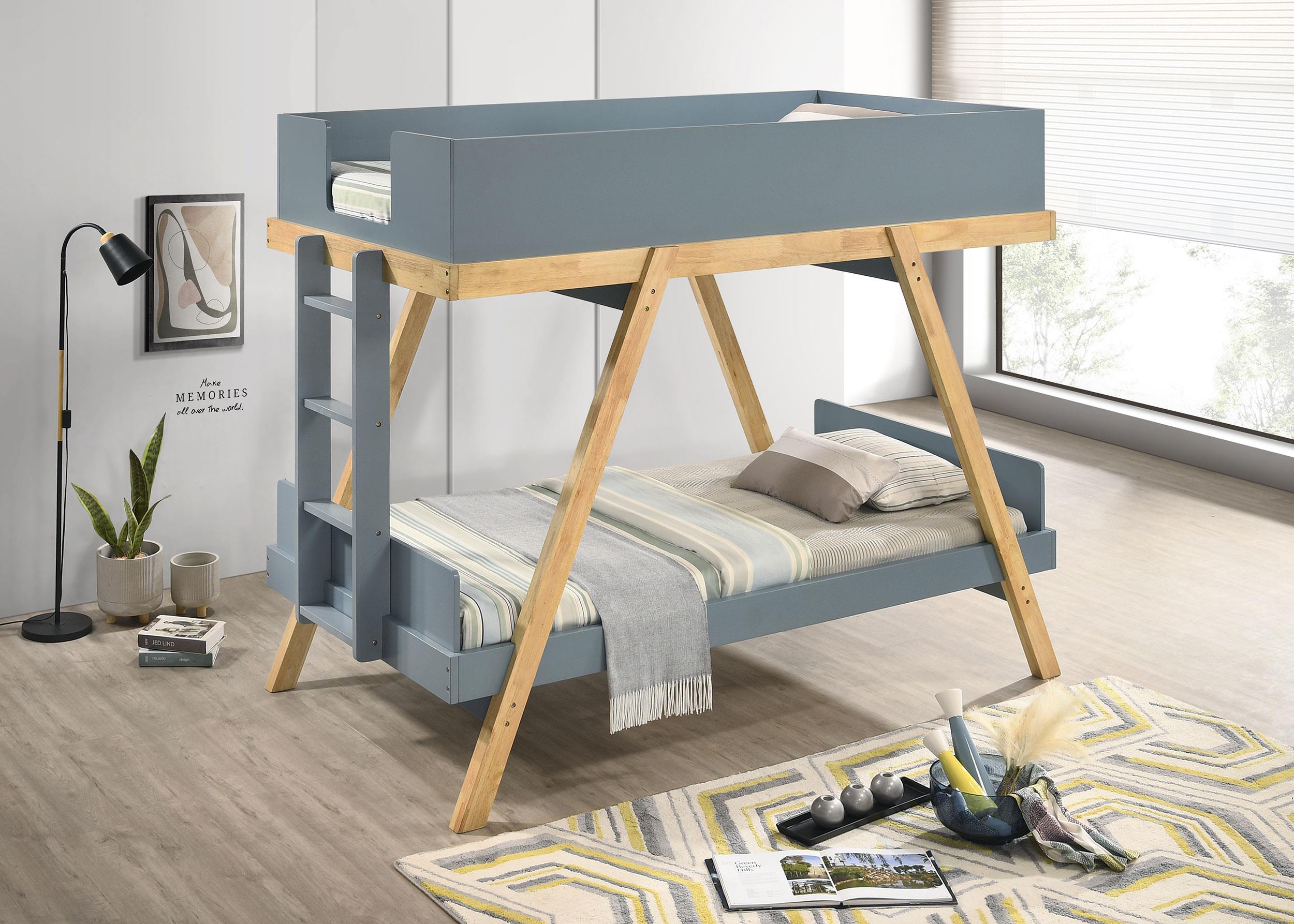 Coaster Frankie Mid-Century Modern Twin / Twin Bunk Bed Model 460572T-Sm