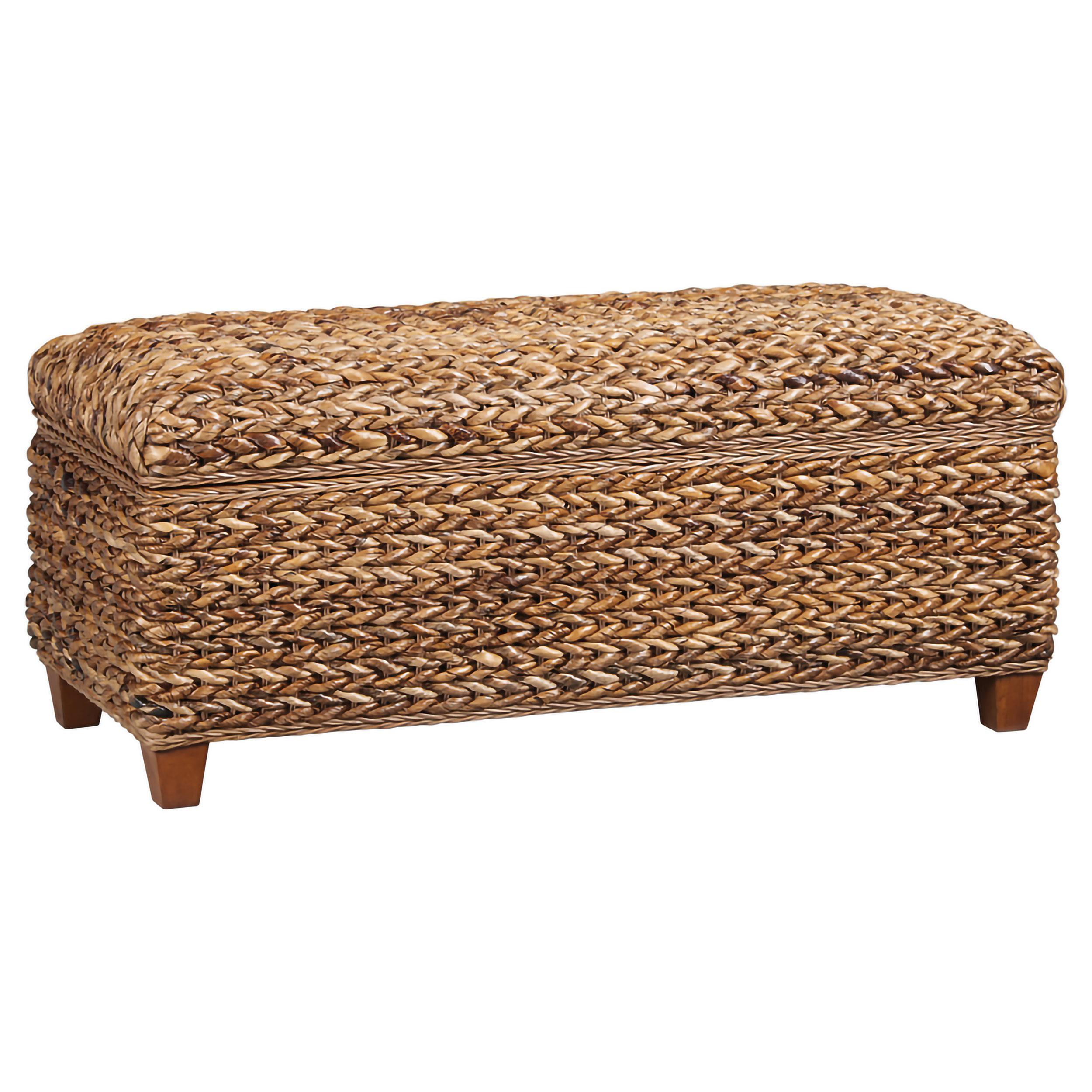 Coaster Laughton Coastal Amber Storage Bench Model 500215