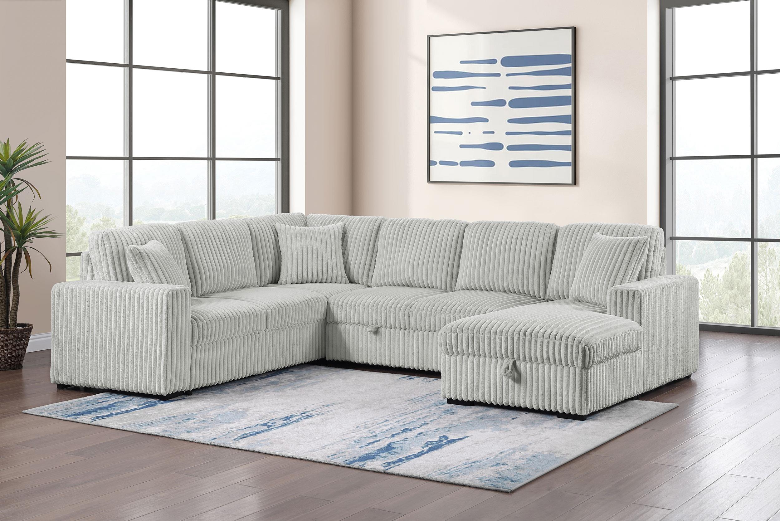 Coaster Devonshire Transitional Sleeper Sectional Model 501208
