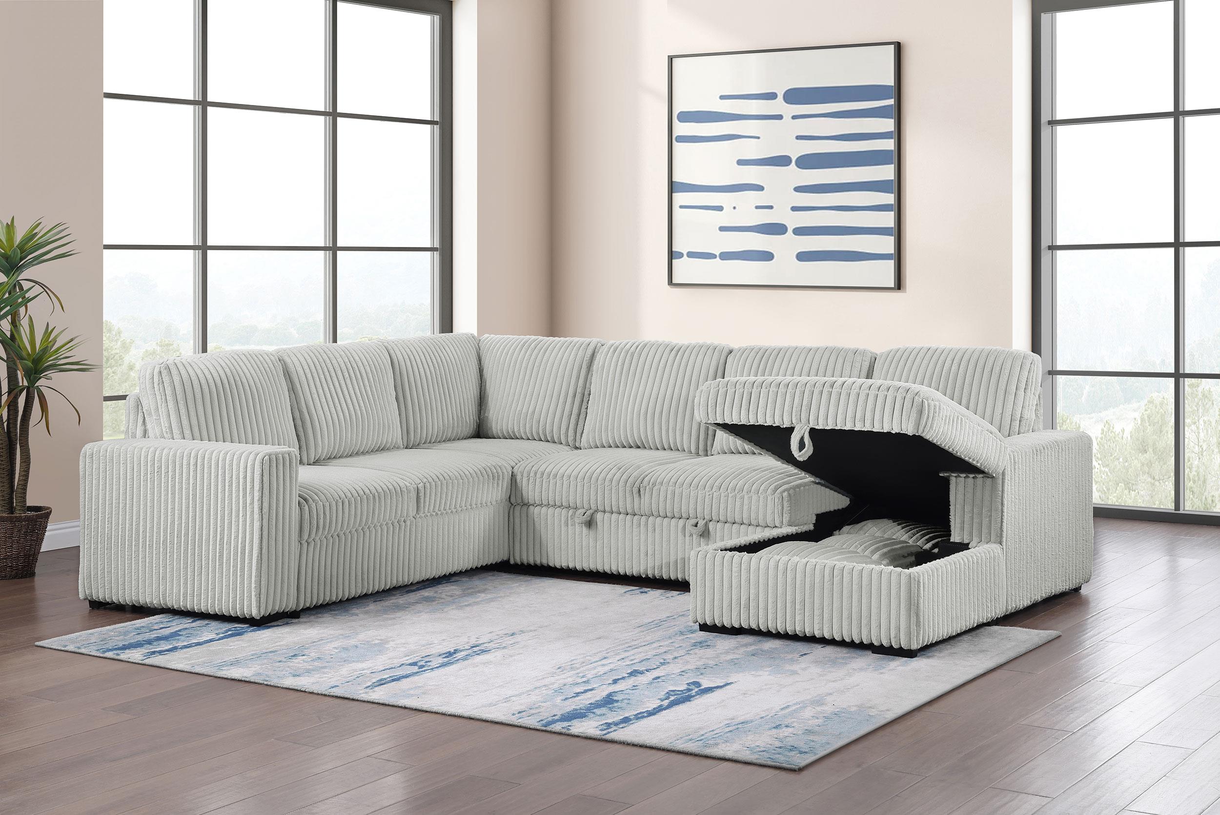 Coaster Devonshire Transitional Sleeper Sectional Model 501208