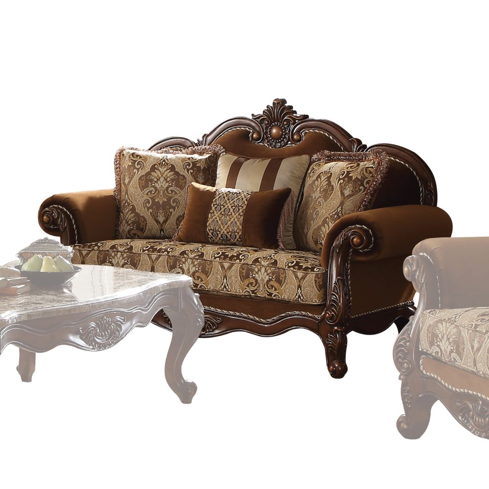 Acme Jardena Loveseat with 4 Pillows (Same LV01592) Model 50656