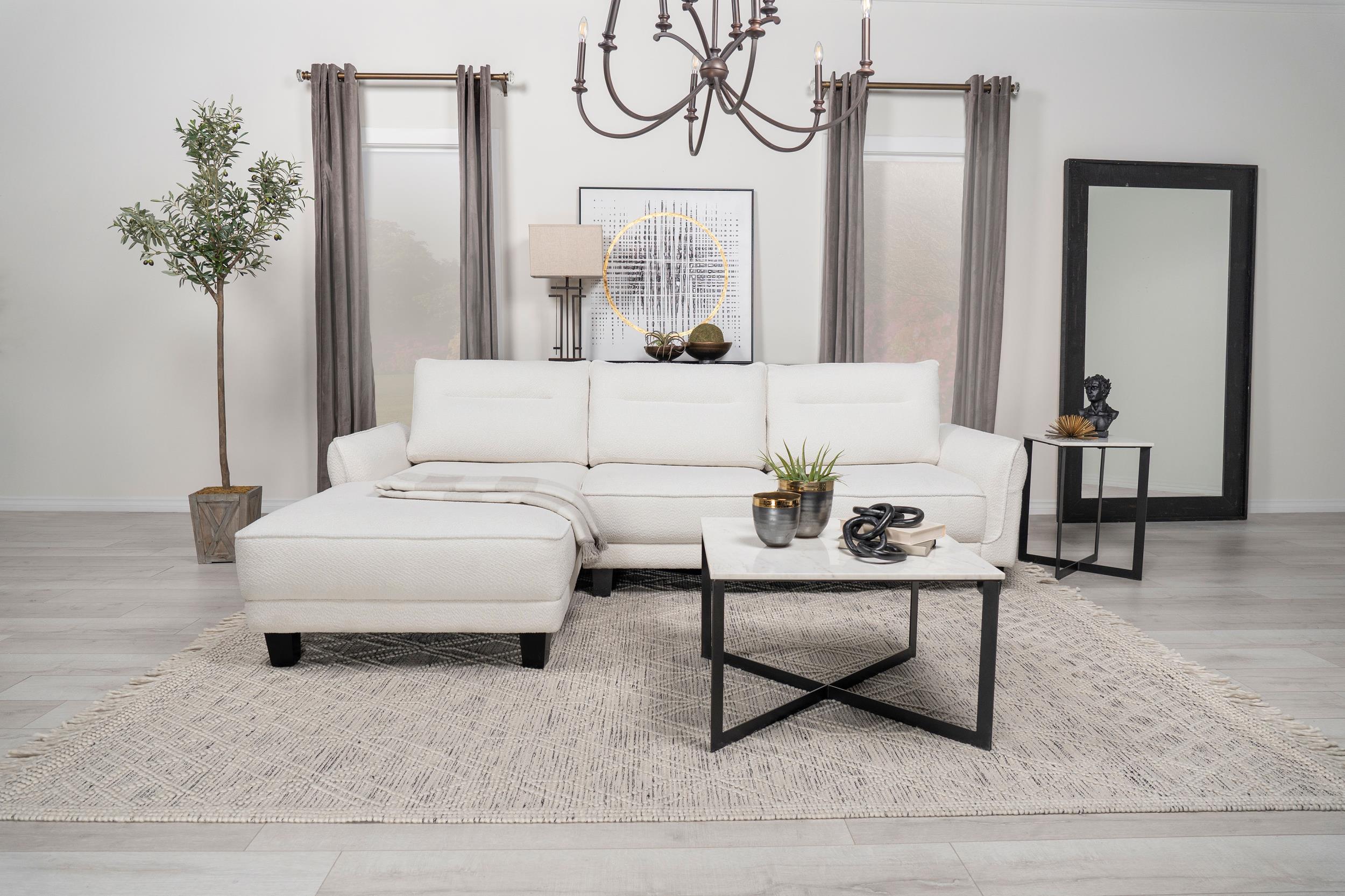 Coaster Caspian Contemporary Sectional Model 509550