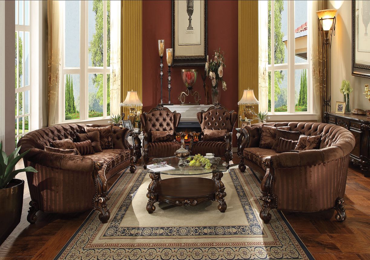 Acme Versailles Sofa with 5 Pillows Model 52080