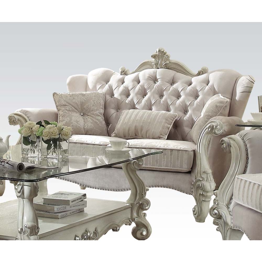 Acme Versailles Loveseat with 3 Pillows Model 52106