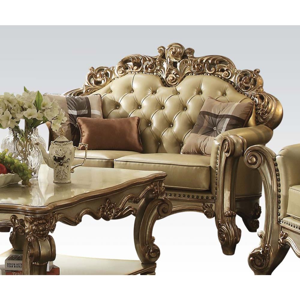 Acme Vendome Loveseat with 3 Pillows Model 53001