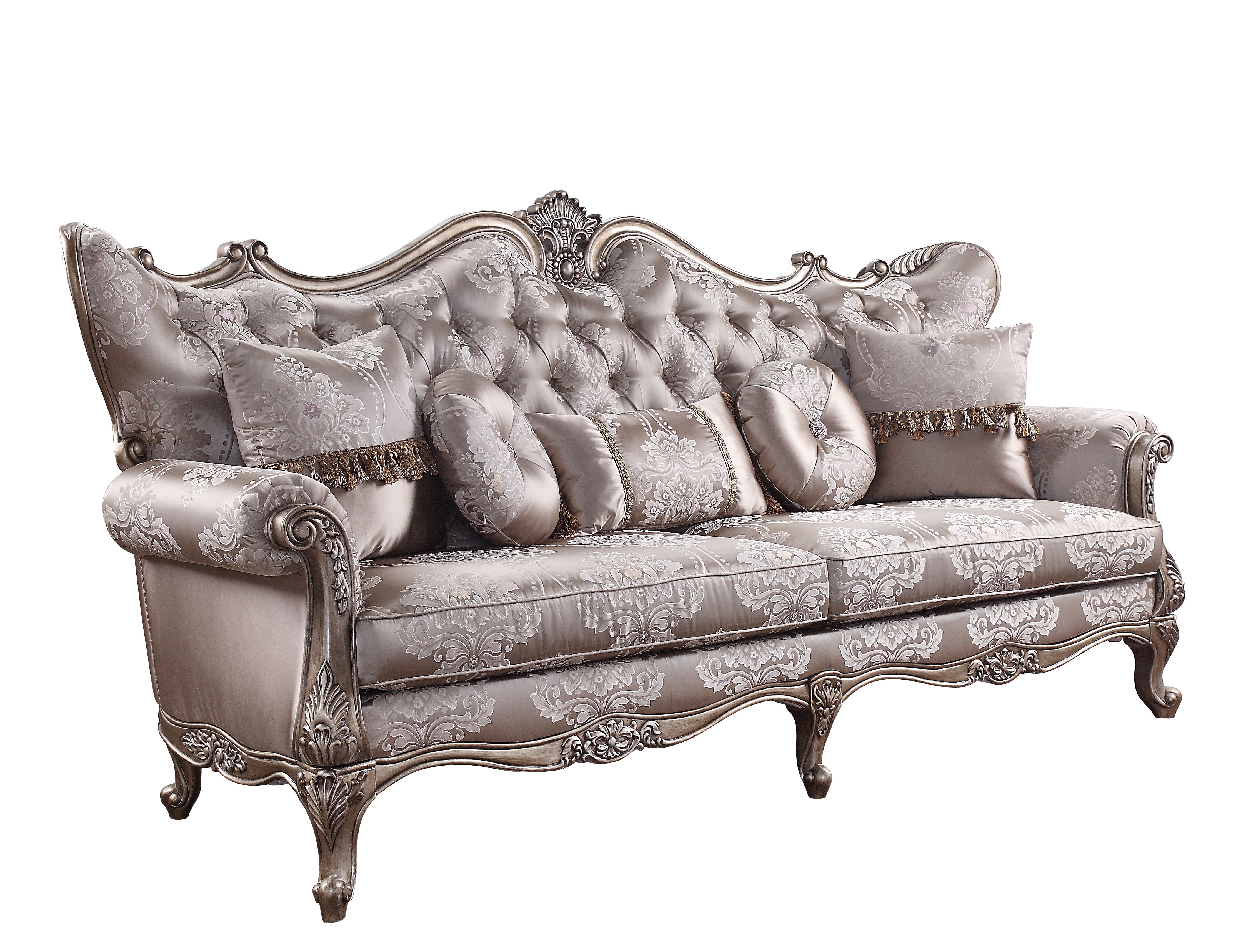 Acme Jayceon Sofa with 5 Pillows Model 54865