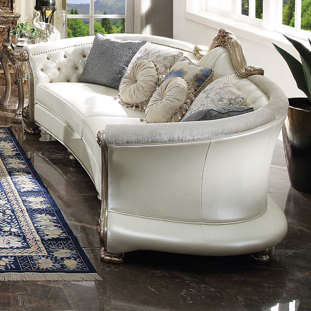 Acme Dresden II Sofa with 7 Pillows Model 54875