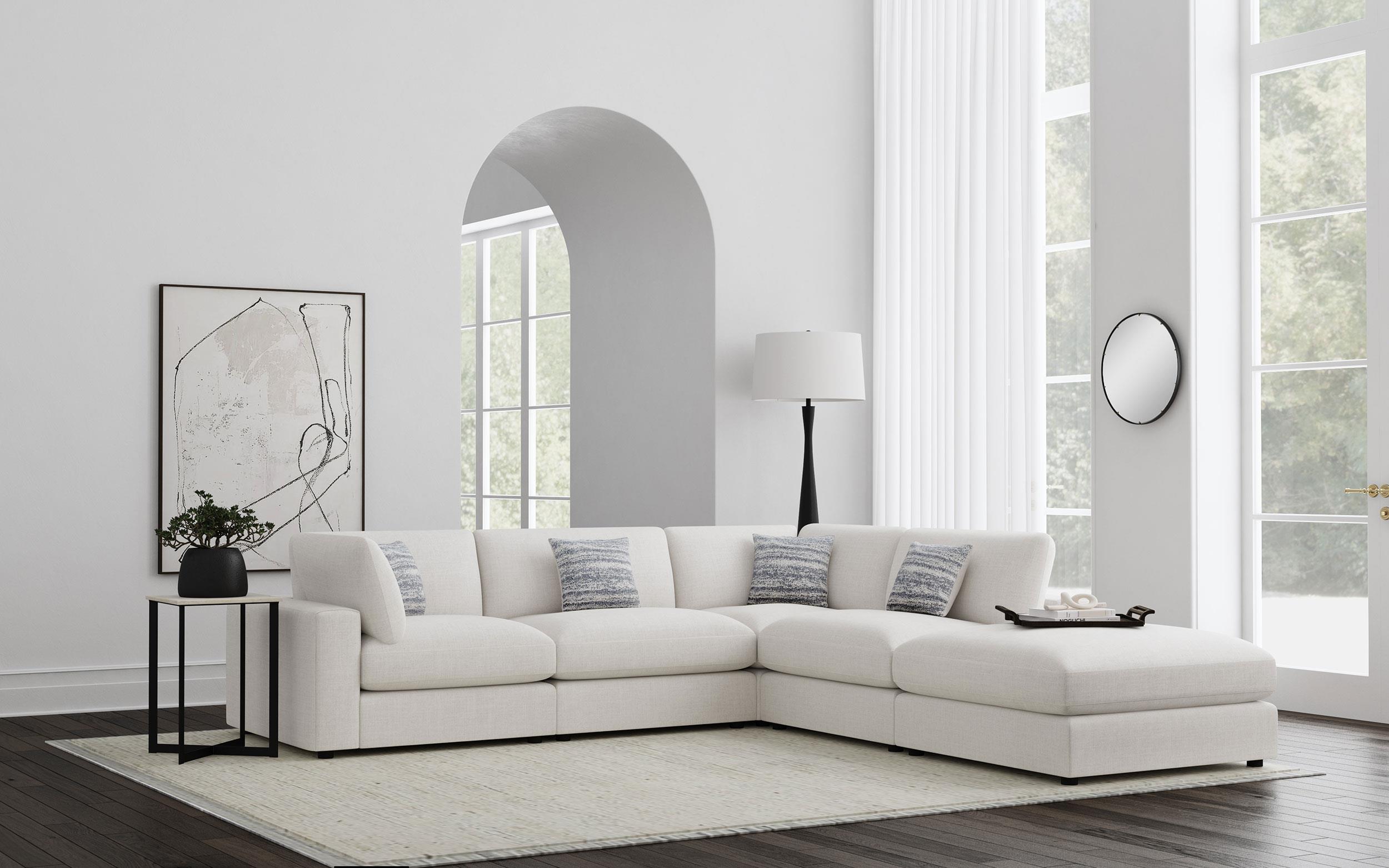Coaster Serene Transitional Sectional Model 551321-Setc