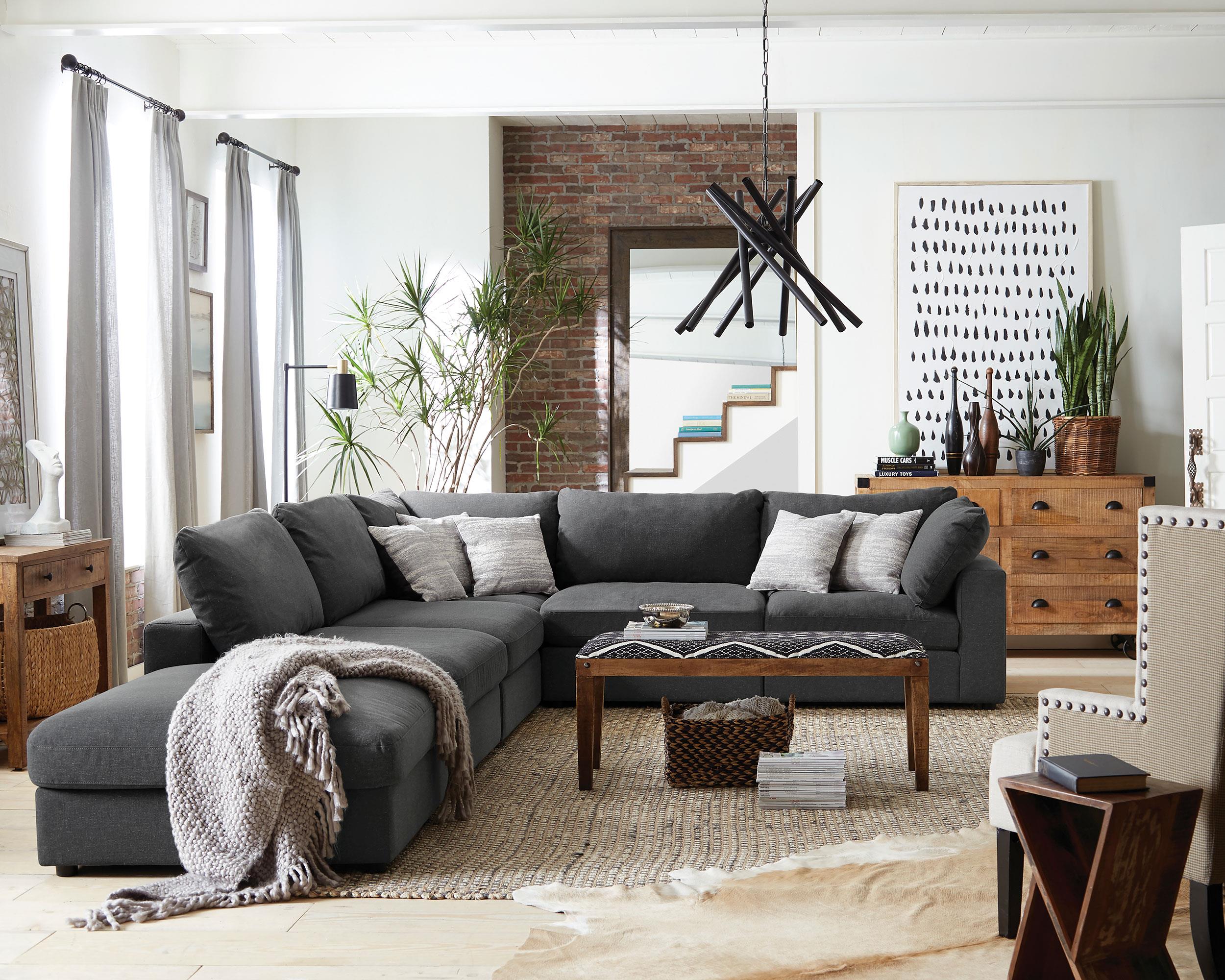 Coaster Serene Transitional Sectional Model 551324-Set