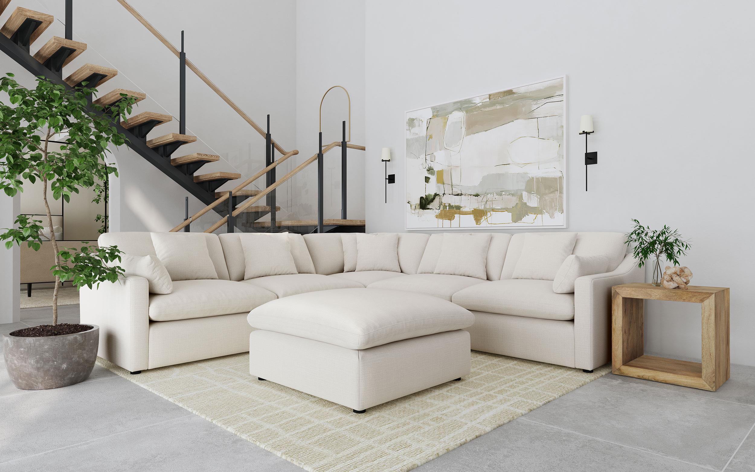 Coaster Hobson Transitional Sectional Model 551451-Set