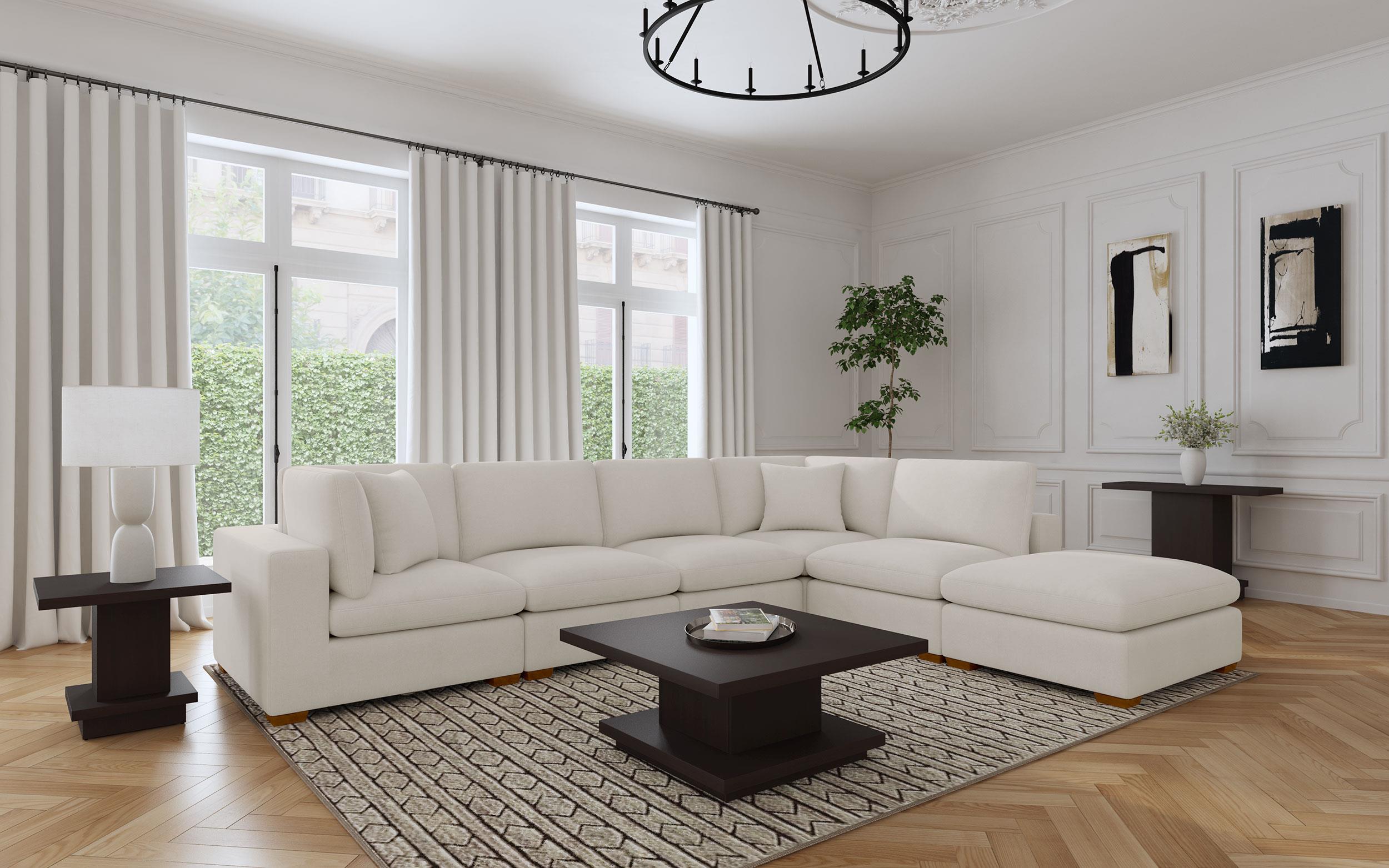 Coaster Lakeview Transitional Modular Sectional Model 551461-Set