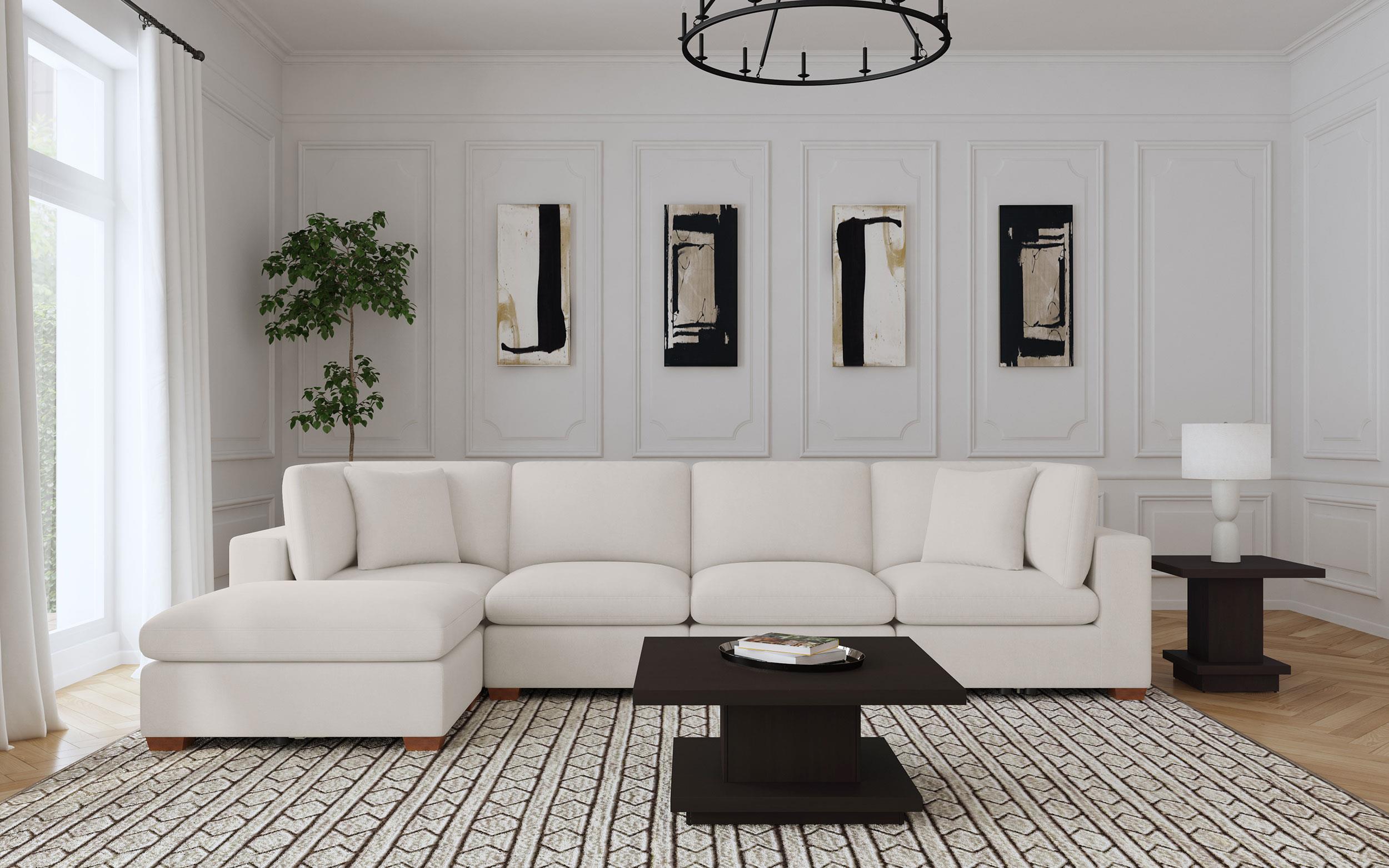 Coaster Lakeview Transitional Modular Sectional Model 551461-Setb