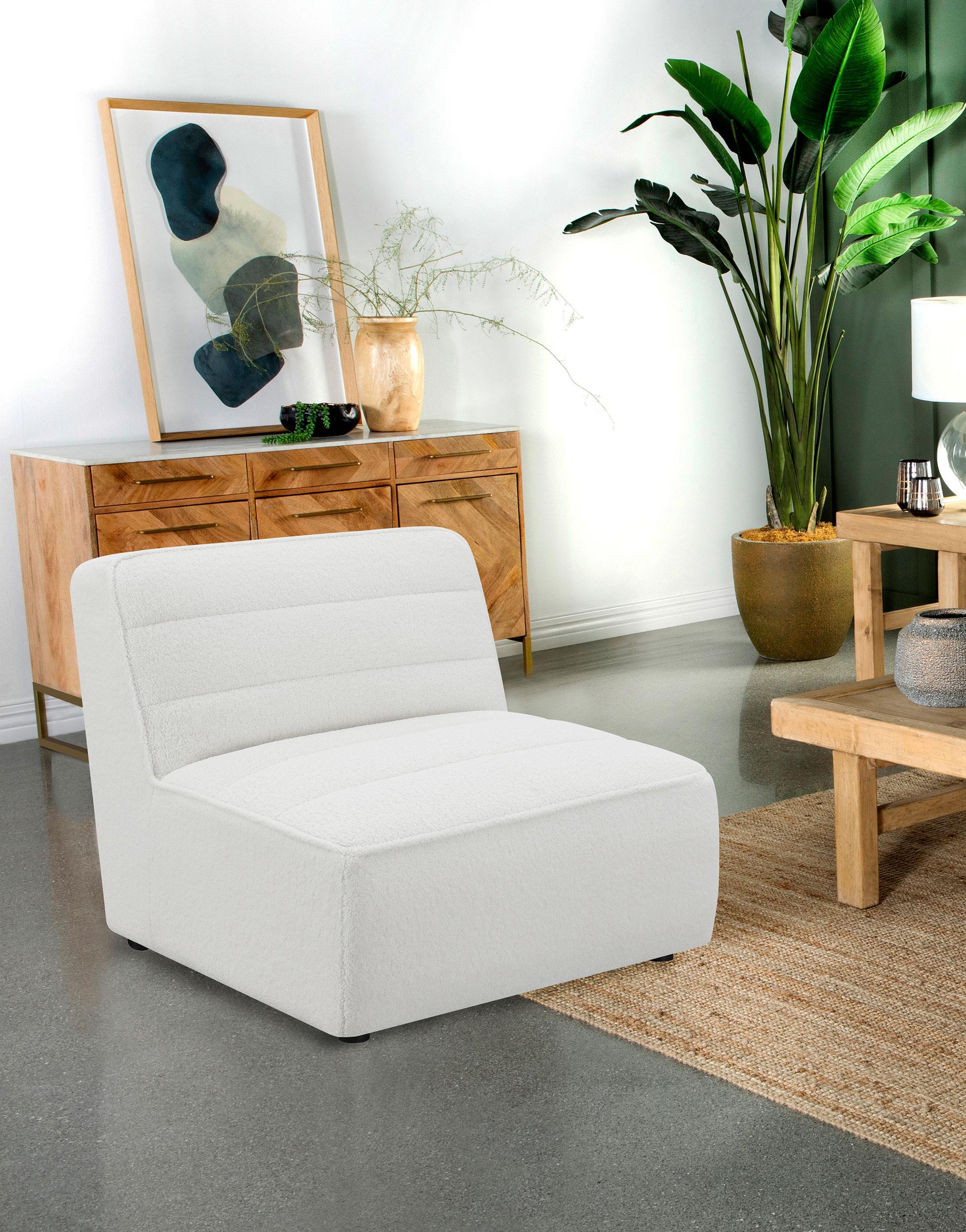 Coaster Sunny Contemporary Armless Chair Model 551621